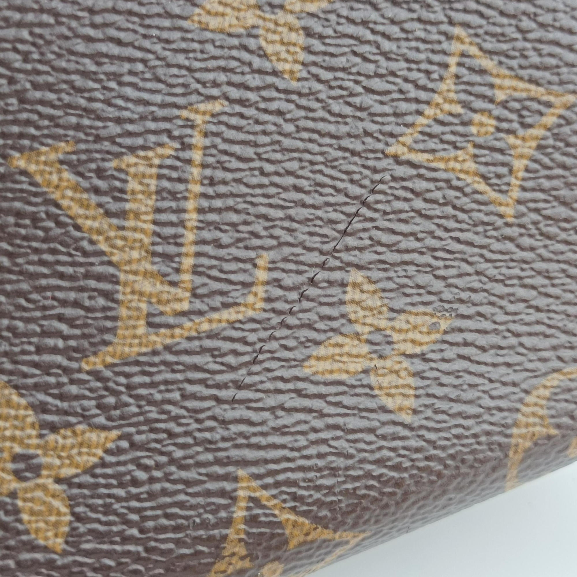 Pre-owned Louis Vuitton Locky BB Monogram/Brown×Coqulicot Monogram canvas×calf leather M44322 shoulderbag | stylenewstar