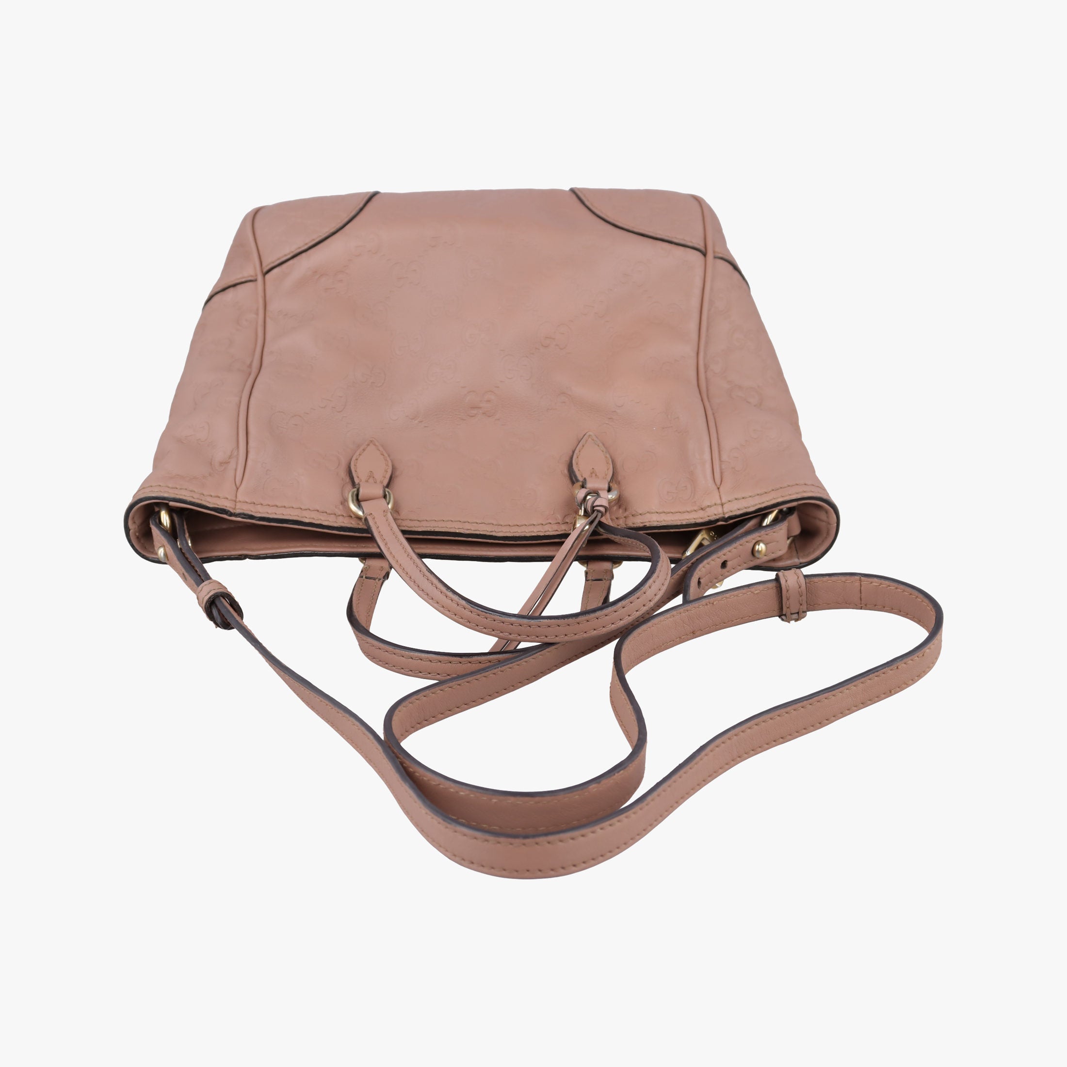 Pre-owned Gucci Bree Pink Leather 353121 shoulderbag | stylenewstar