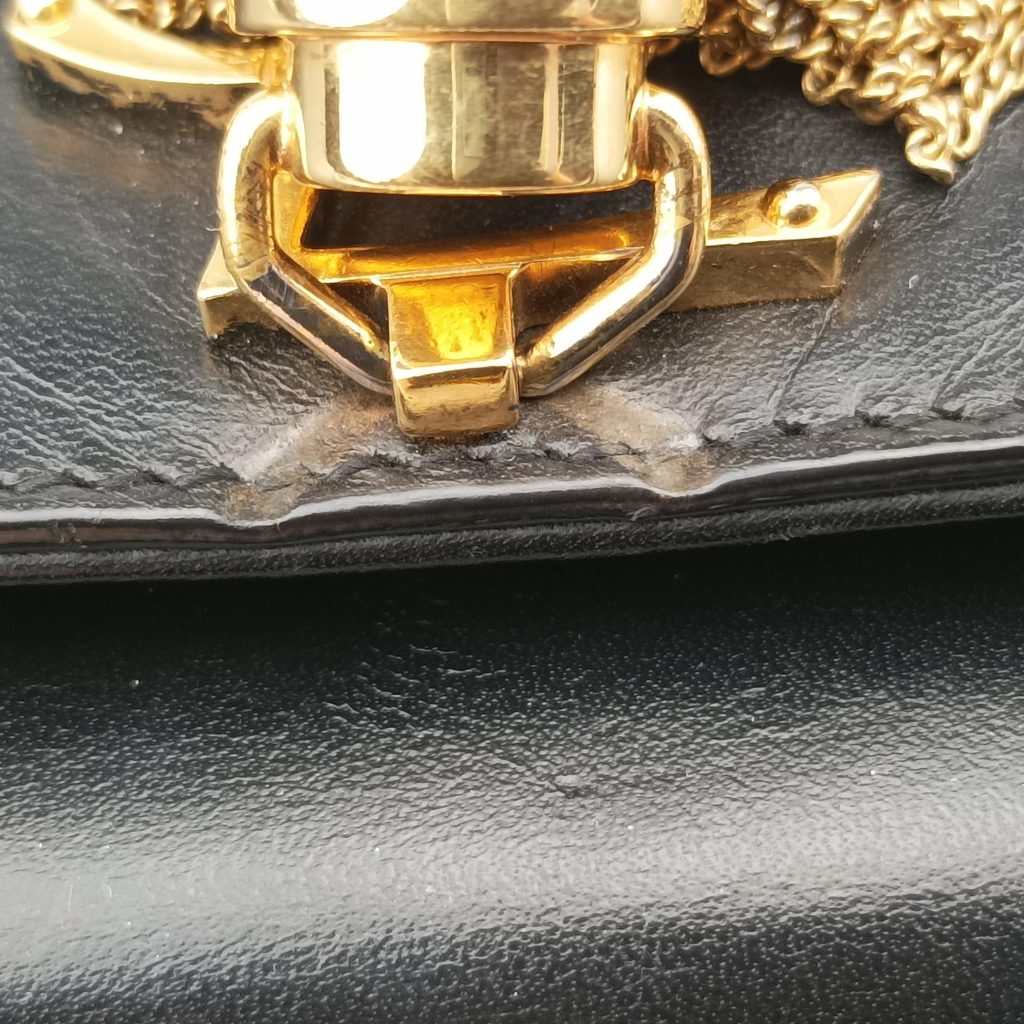 Vintage Yves Saint Laurent KATE Black Leather 354119 shoulderbag | stylenewstar