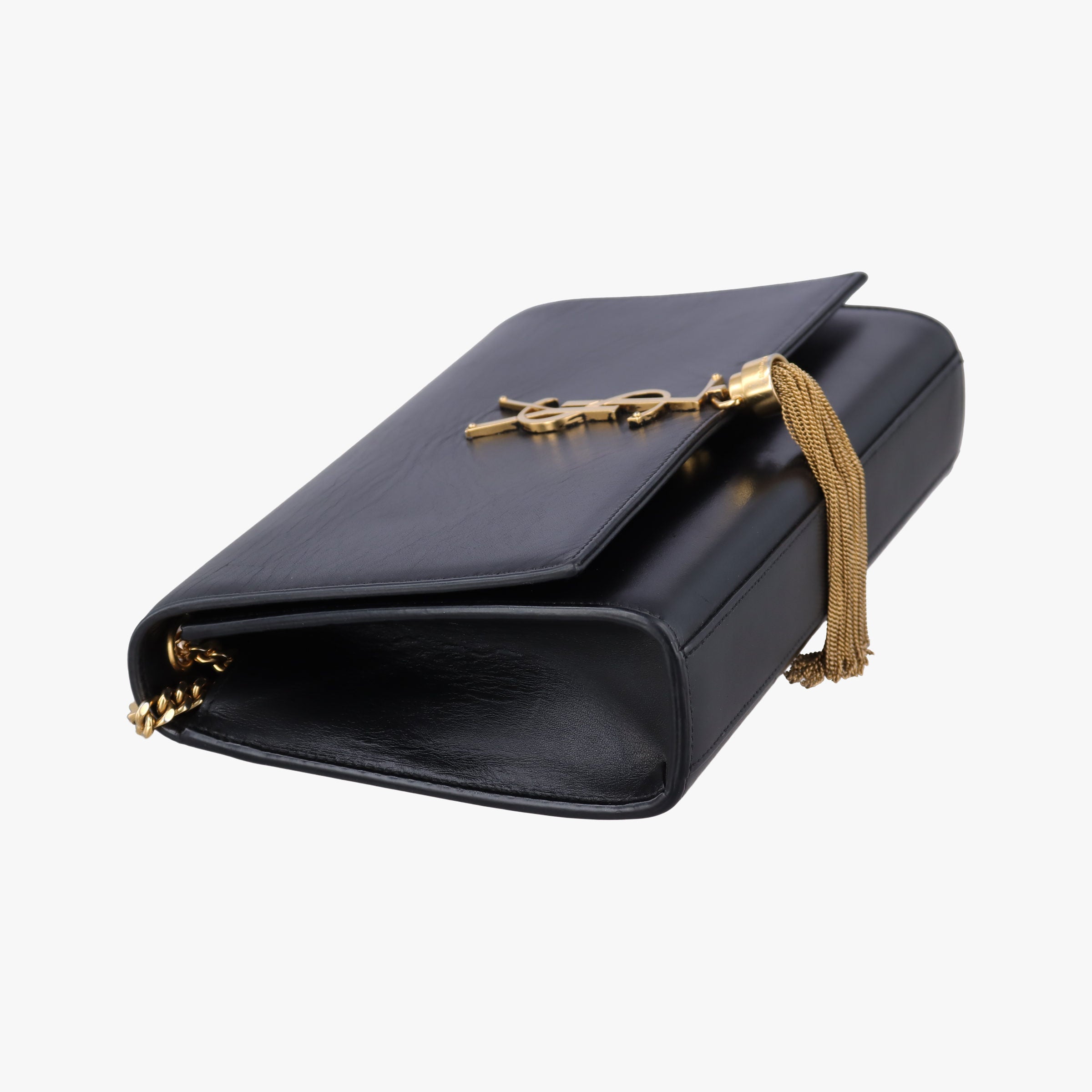 Vintage Yves Saint Laurent KATE Black Leather 354119 shoulderbag | stylenewstar