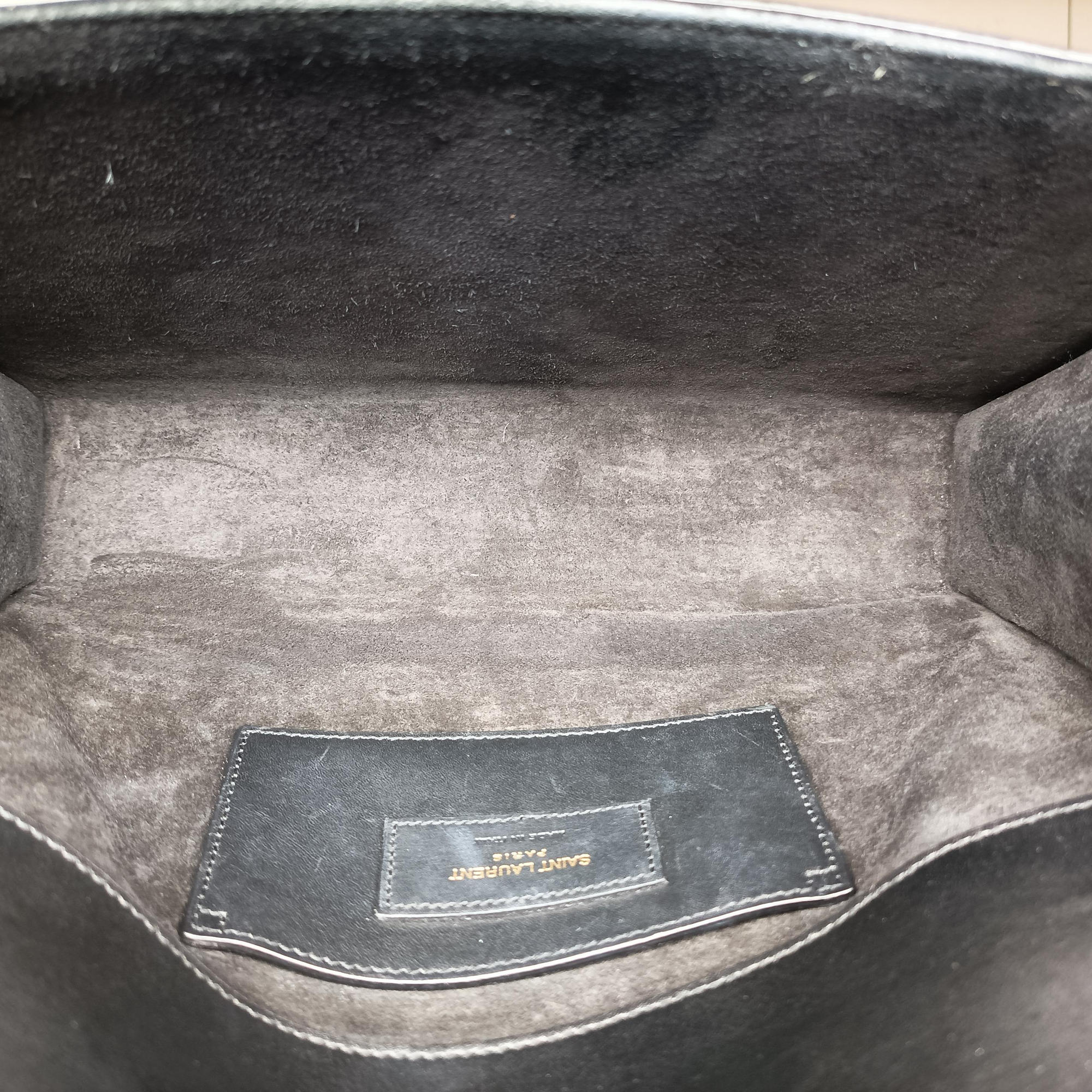 Vintage Yves Saint Laurent KATE Black Leather 354119 shoulderbag | stylenewstar