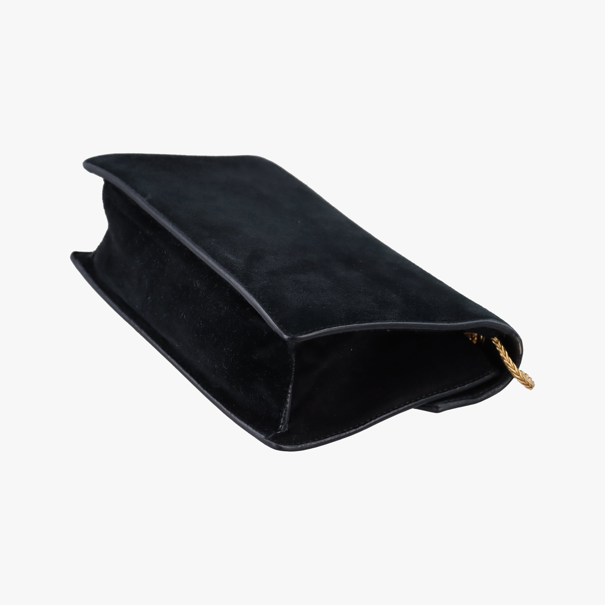 Pre-owned Yves Saint Laurent Small Betty Black Suede × Leather 314516 shoulderbag | stylenewstar