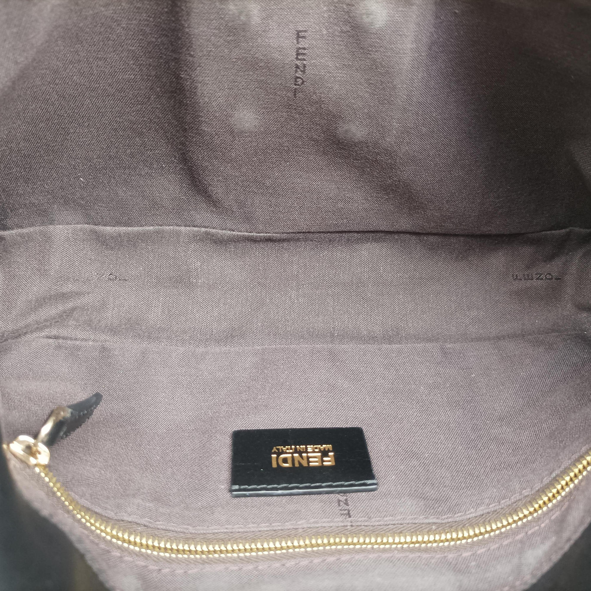 Pre-owned Fendi Baguette Chain Flap Black Leather 8BT139 shoulderbag | stylenewstar