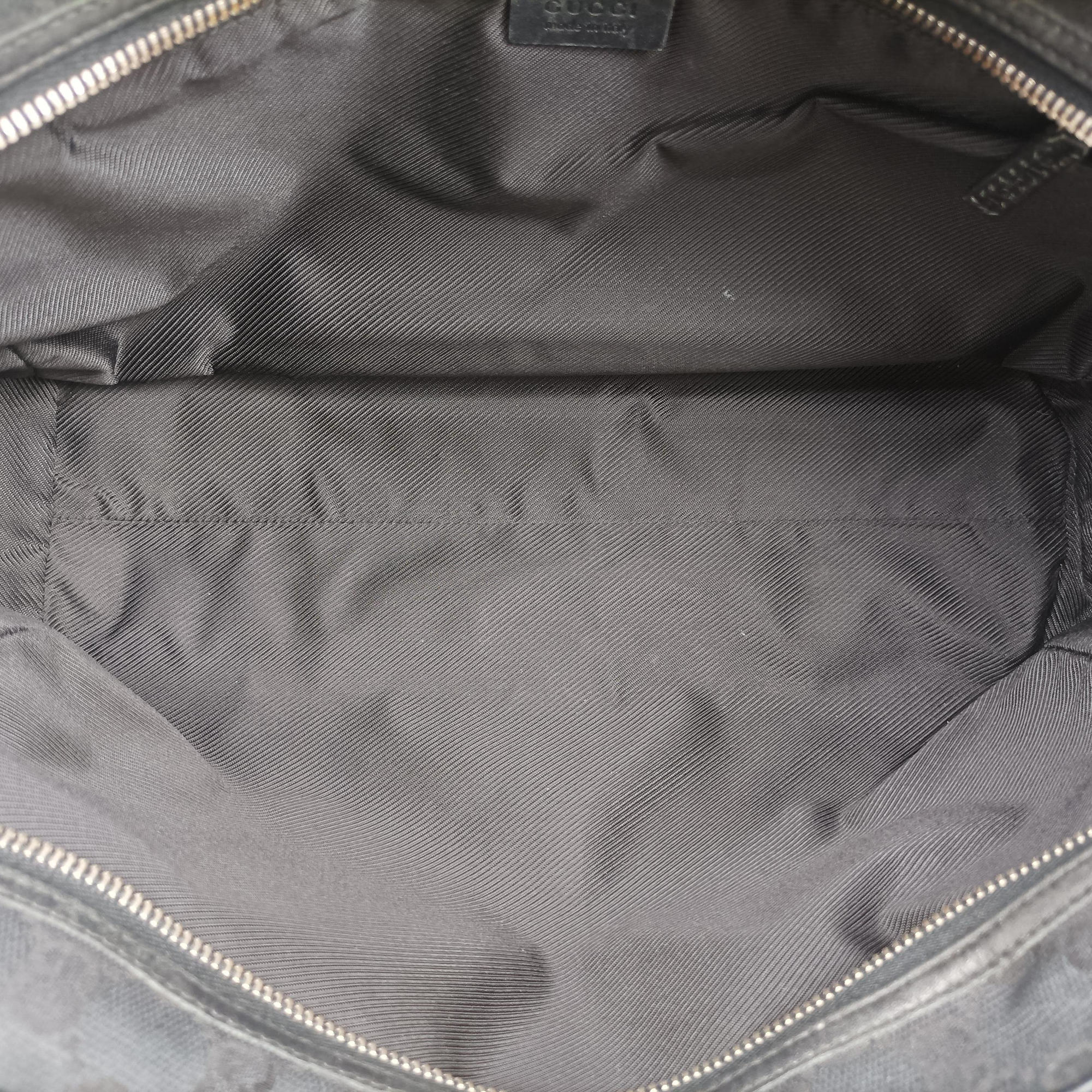 Vintage Gucci GG Canvas Black Jacquard Canvas × Calf Leather 002.11 handbag | stylenewstar