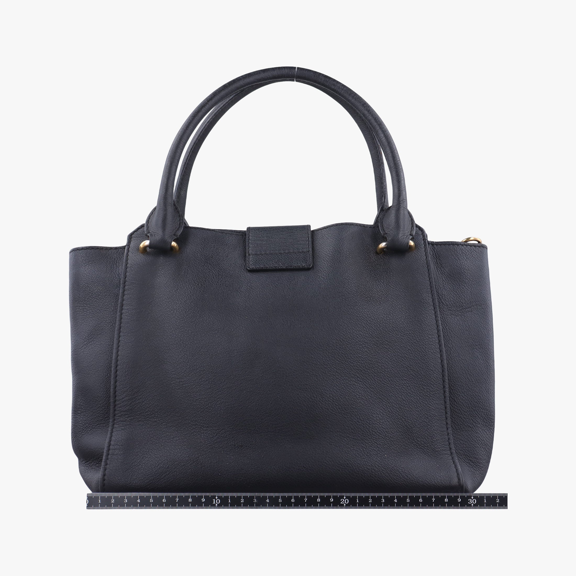 Vintage Burberry Buckle Black Leather  handbag | stylenewstar