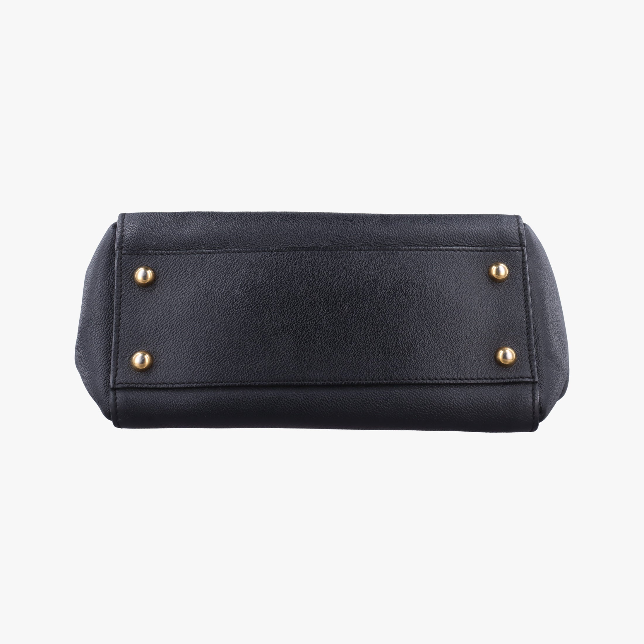 Vintage Burberry Buckle Black Leather  handbag | stylenewstar