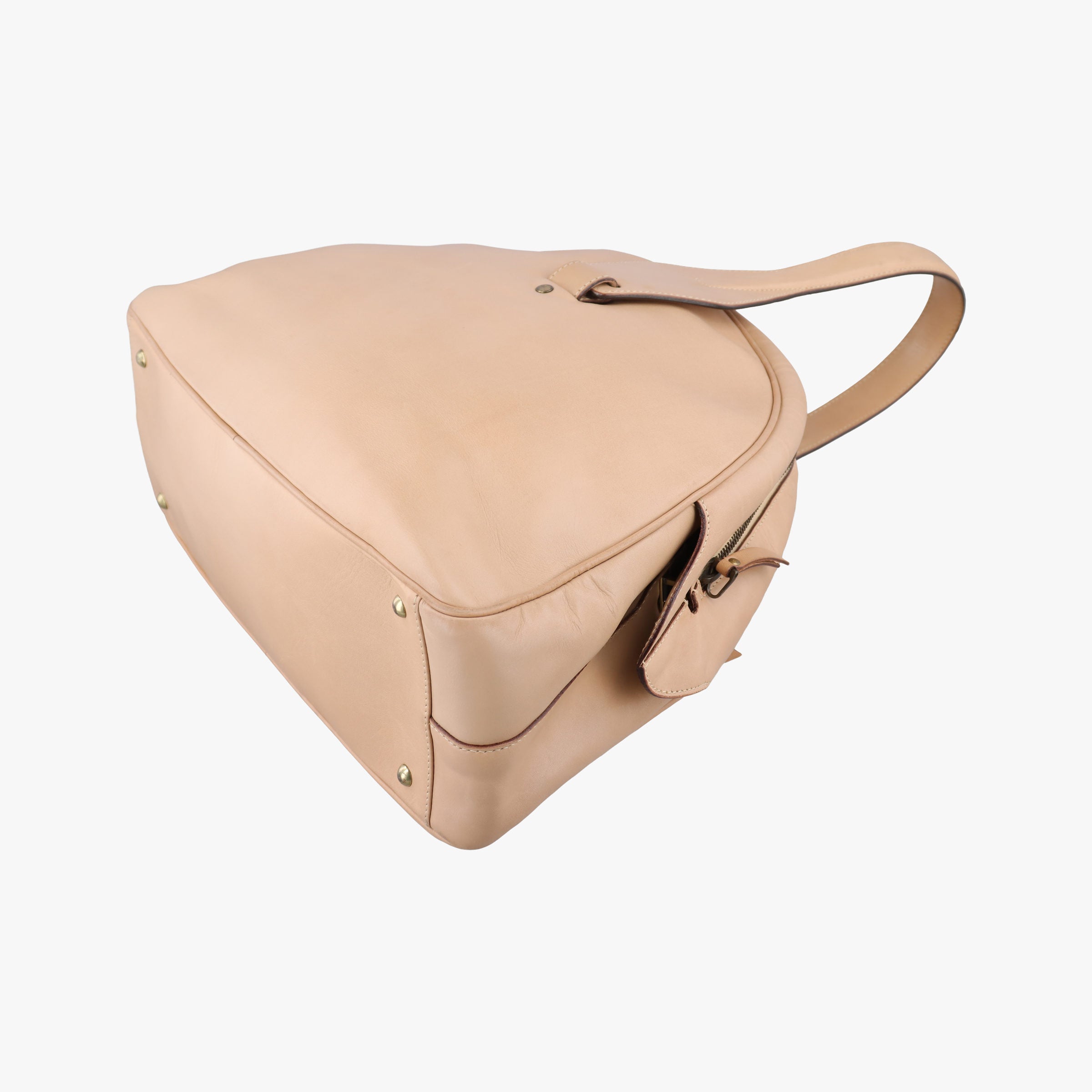 Vintage Gucci Dome Beige Leather 90670 handbag | stylenewstar