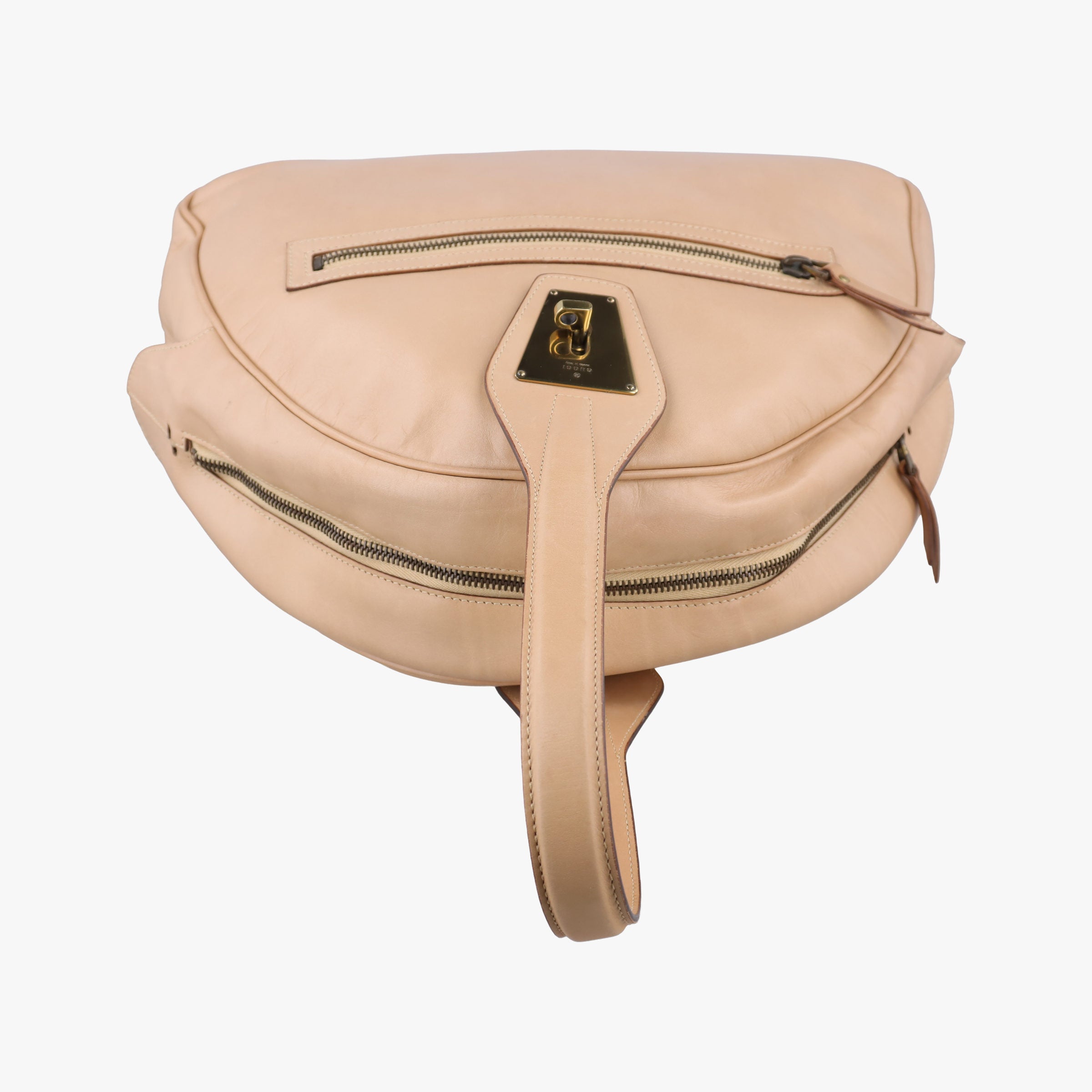 Vintage Gucci Dome Beige Leather 90670 handbag | stylenewstar