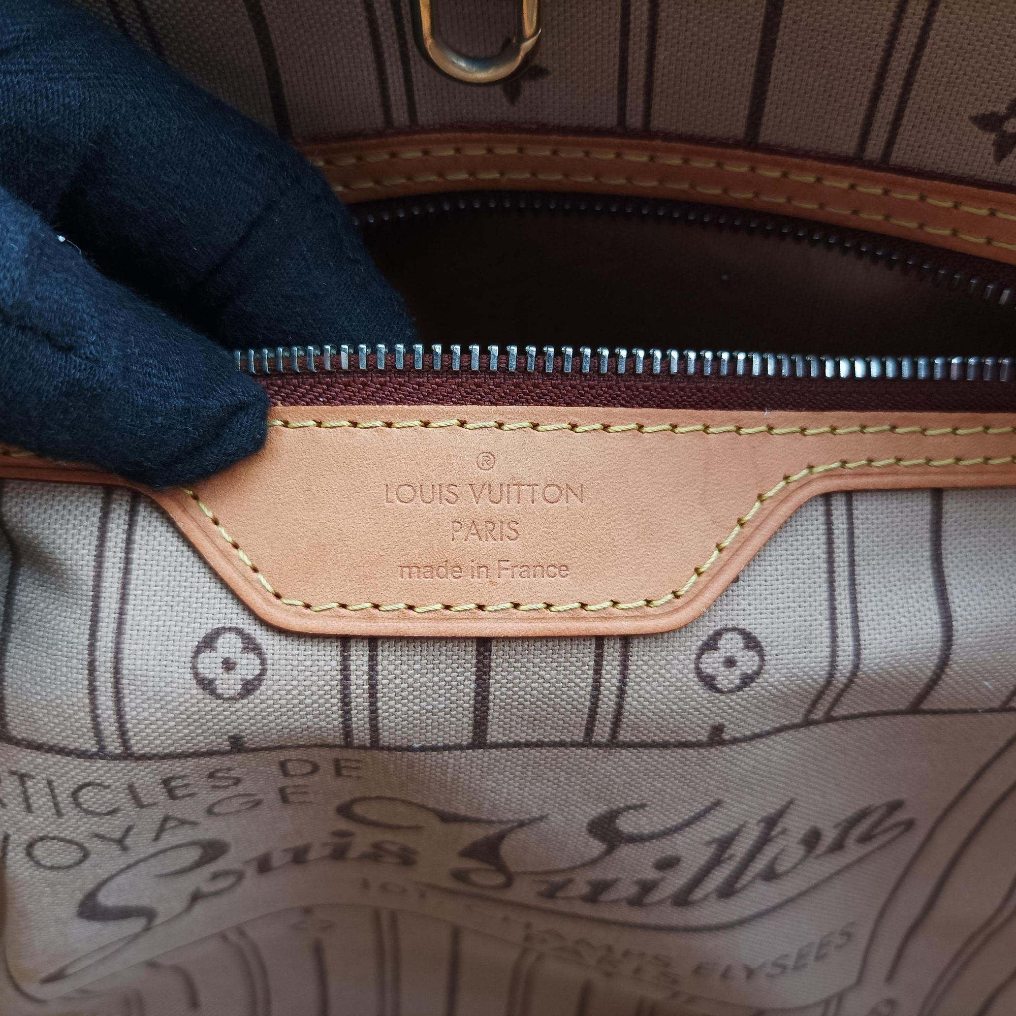 Pre-owned Louis Vuitton NEVERFULLMM Brown Monogram Canvas M40156 shoulderbag | stylenewstar