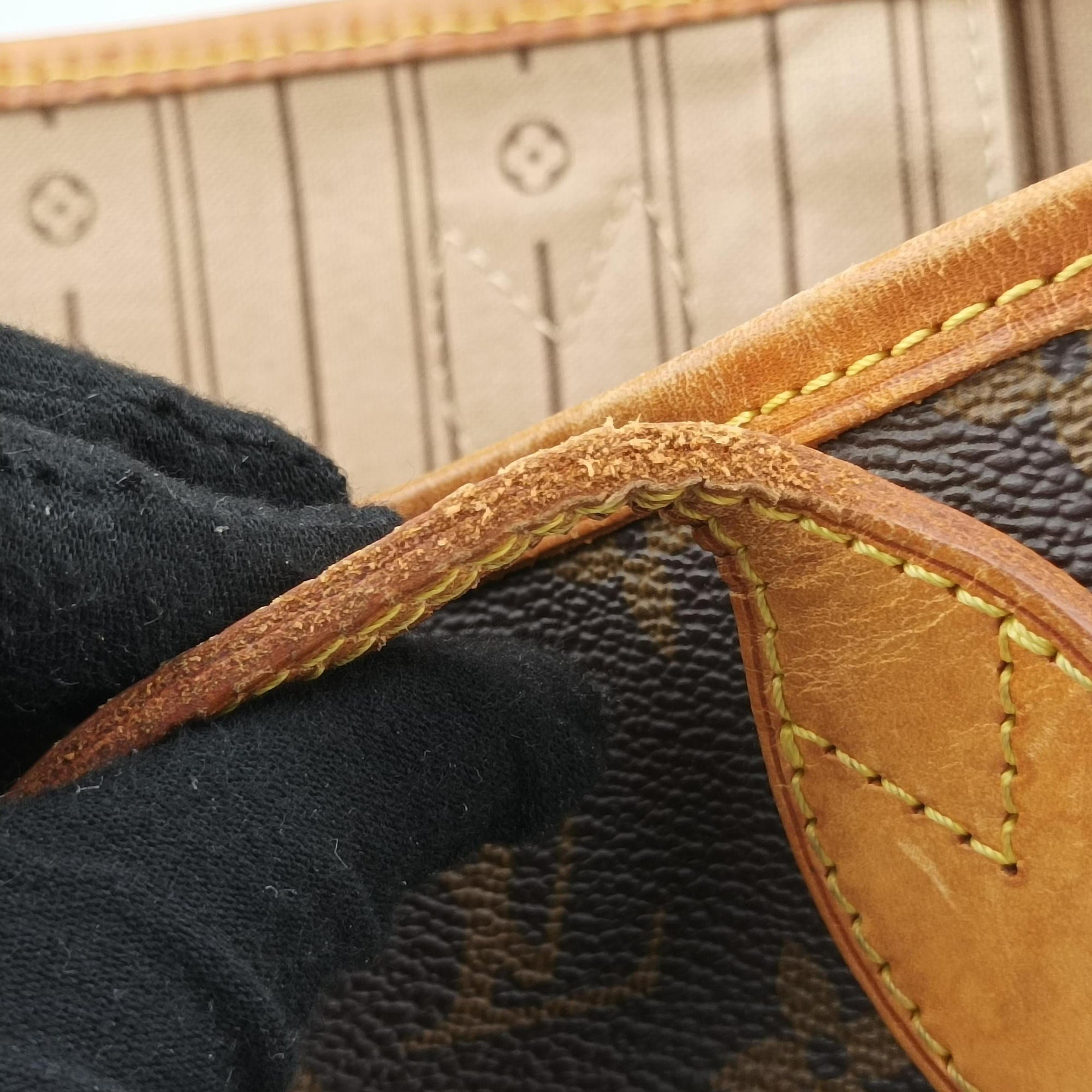 Pre-owned Louis Vuitton NEVERFULLMM Brown Monogram Canvas M40156 shoulderbag | stylenewstar