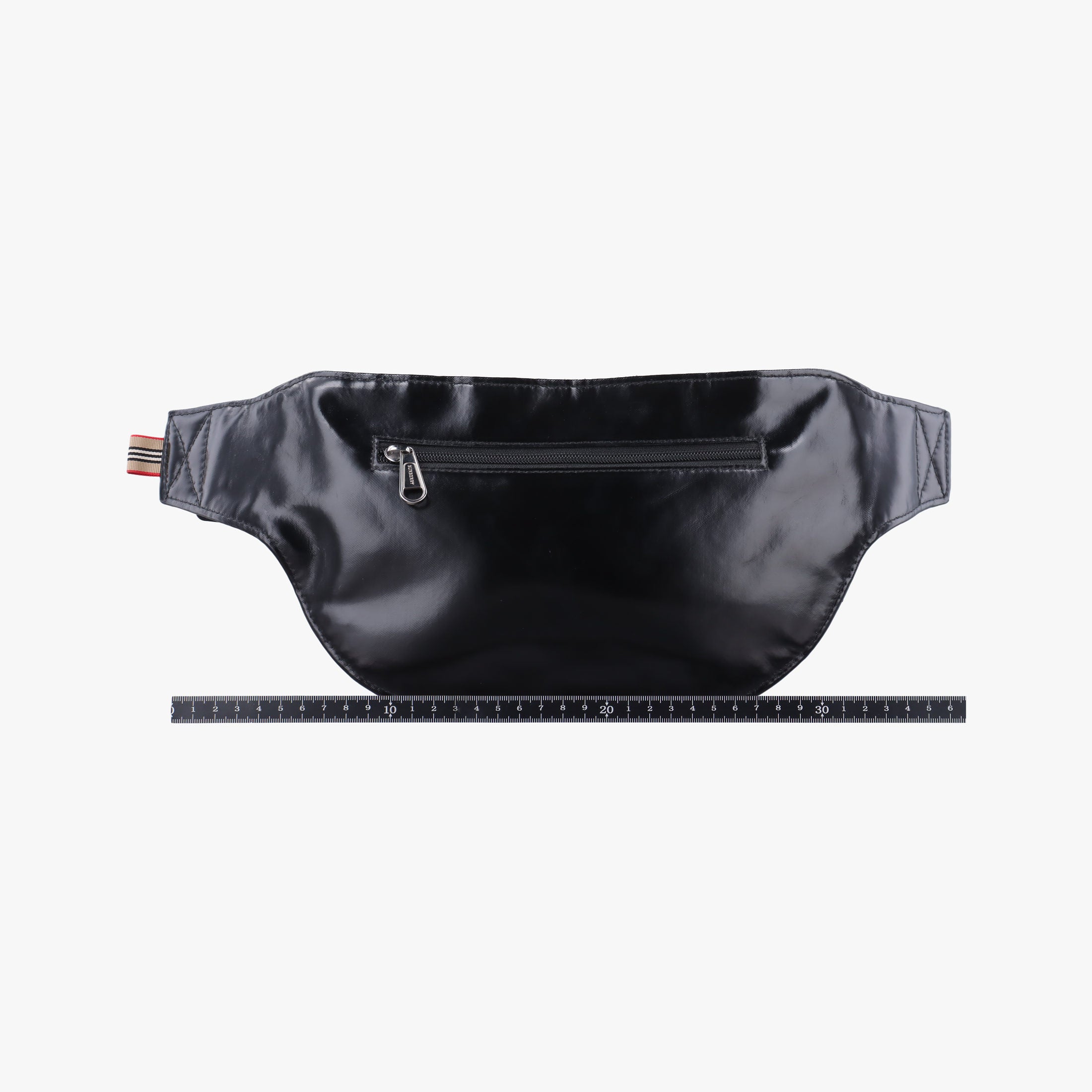 Pre-owned Burberry lola Black×white Leather  bum bag/waist bag | stylenewstar