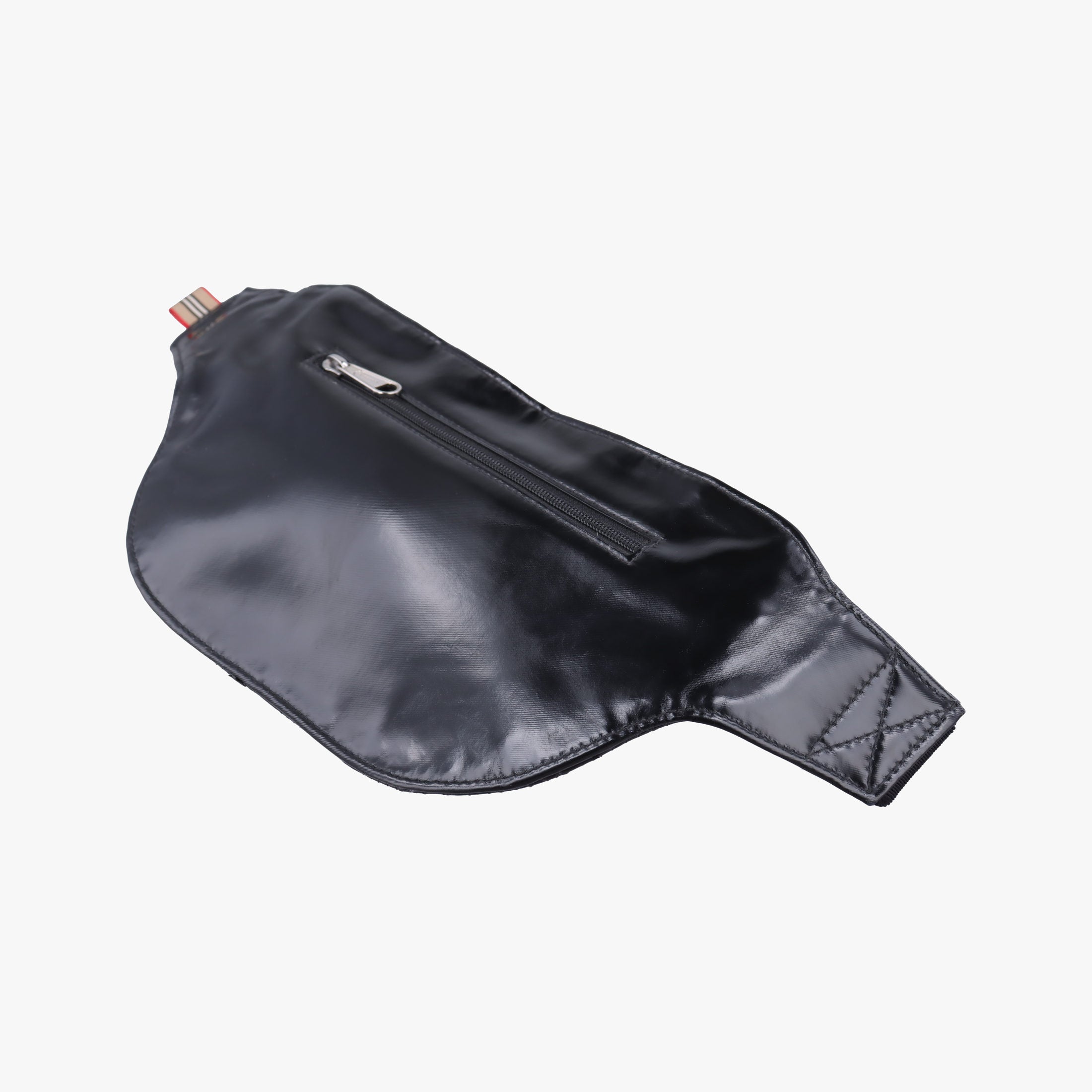 Pre-owned Burberry lola Black×white Leather  bum bag/waist bag | stylenewstar