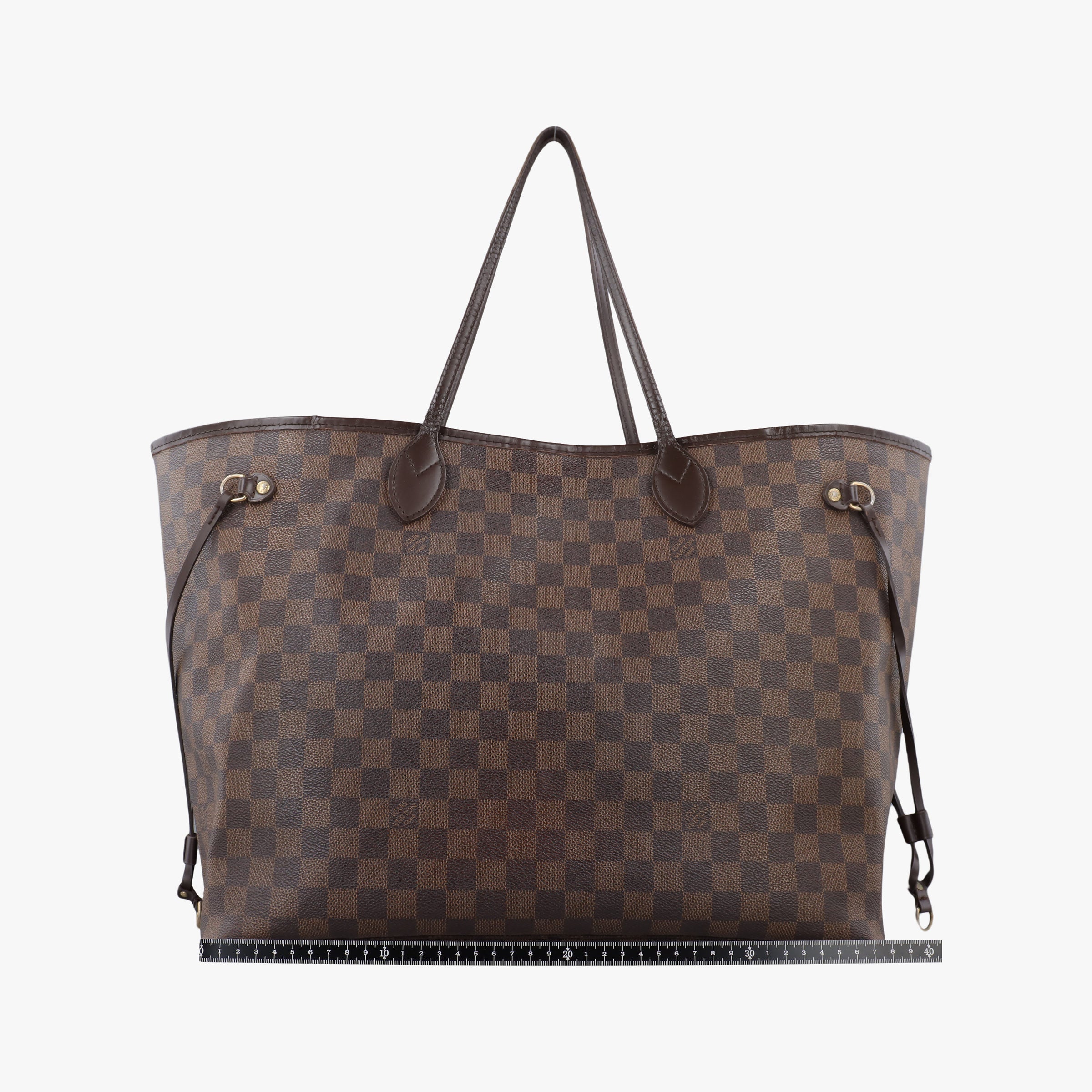 Pre-owned Louis Vuitton NEVERFULL MM EBENE Damier Canvas N51105 shoulderbag | stylenewstar