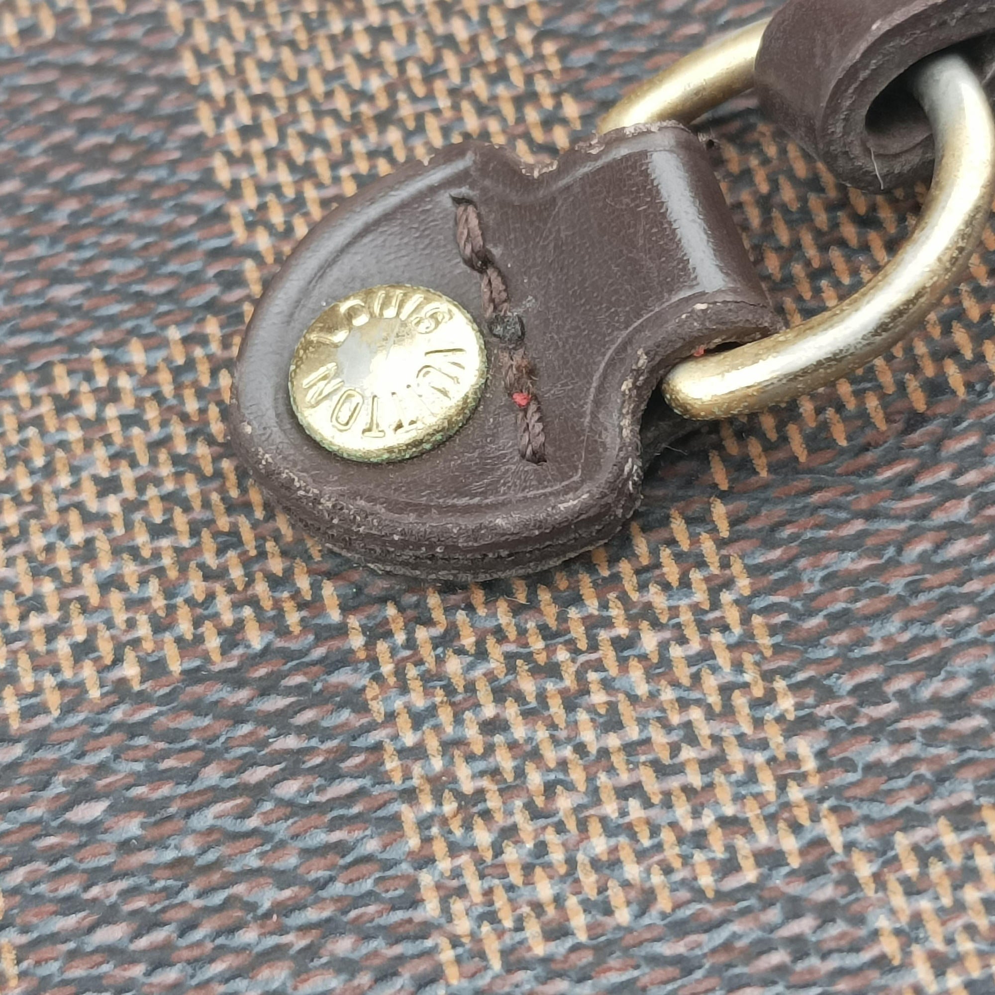 Pre-owned Louis Vuitton NEVERFULL MM EBENE Damier Canvas N51105 shoulderbag | stylenewstar