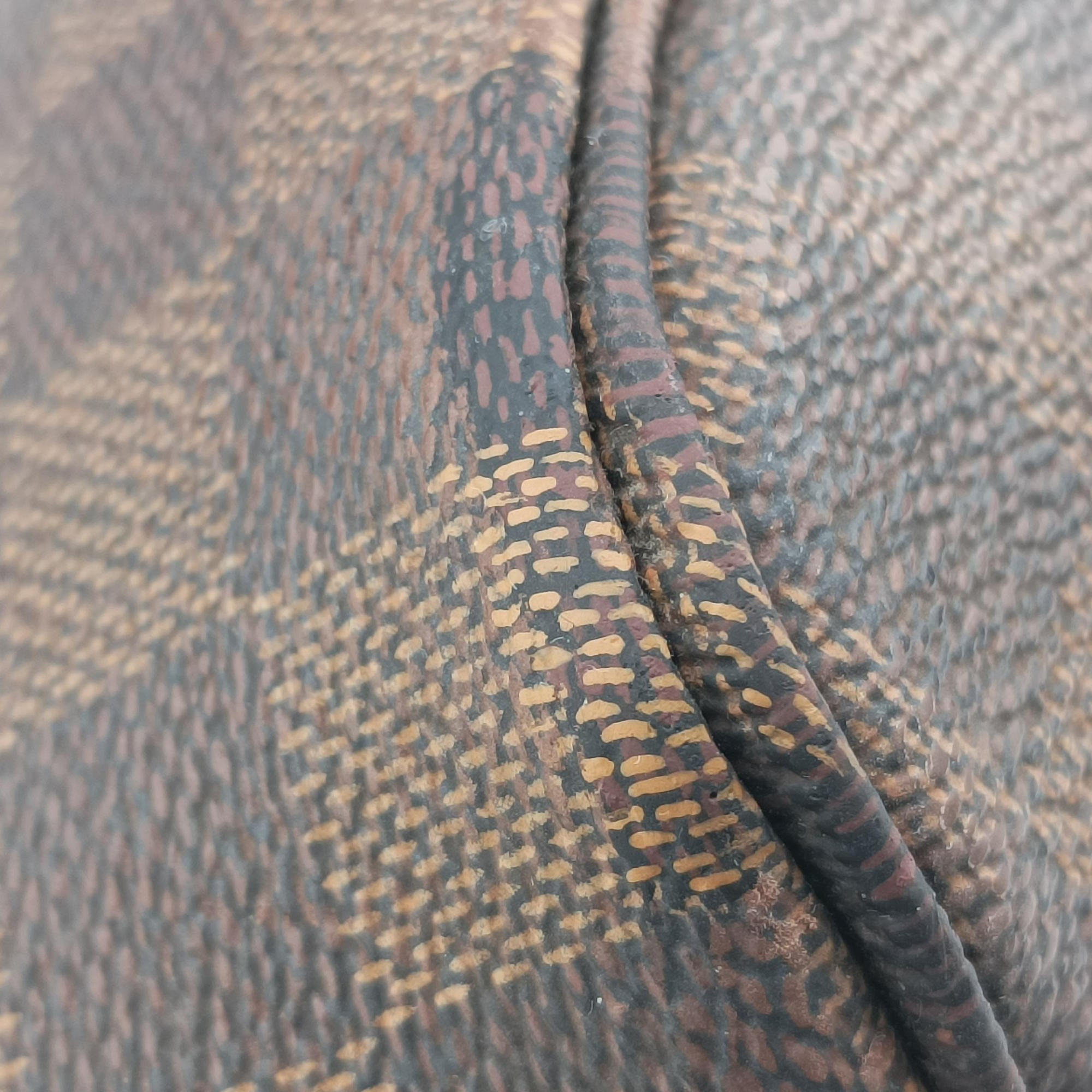 Pre-owned Louis Vuitton NEVERFULL MM EBENE Damier Canvas N51105 shoulderbag | stylenewstar