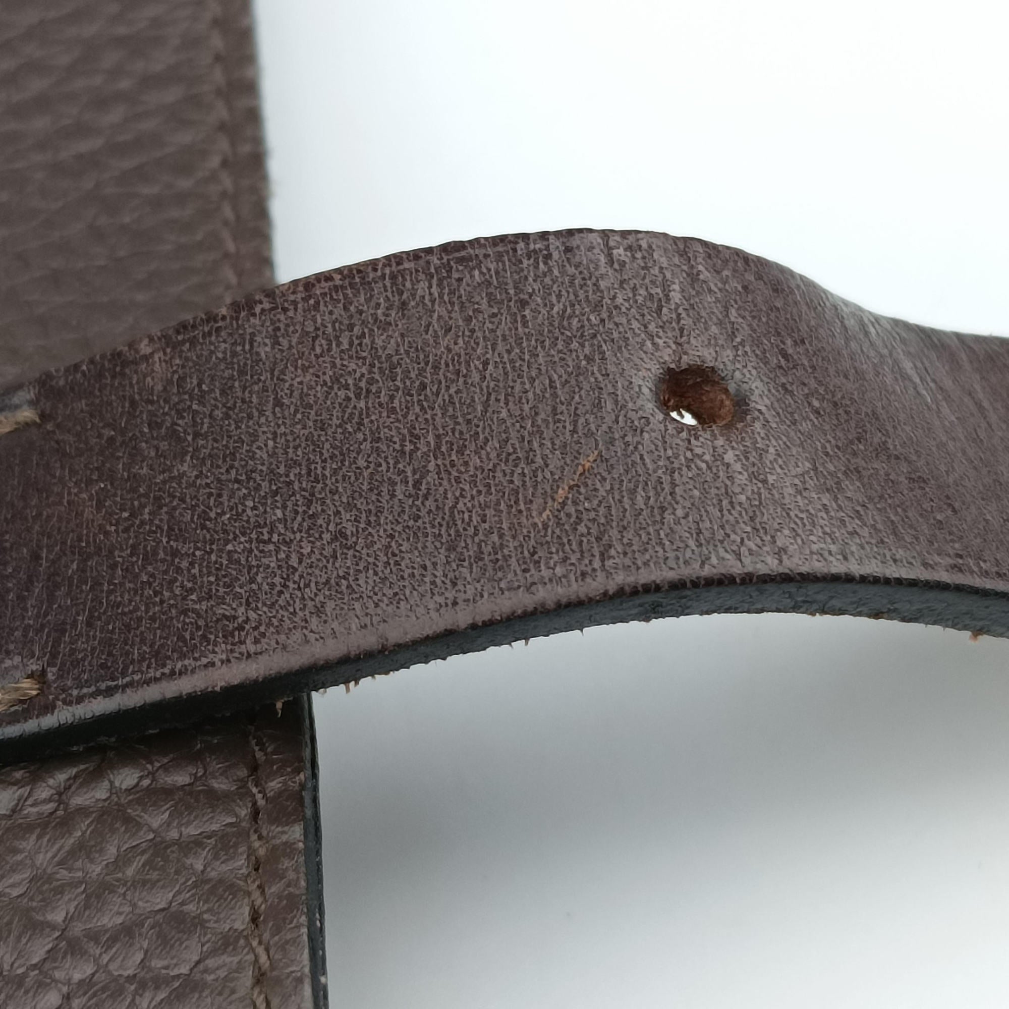 Pre-owned Hermes Marwari  Brown Taurillon Clemence  shoulderbag | stylenewstar