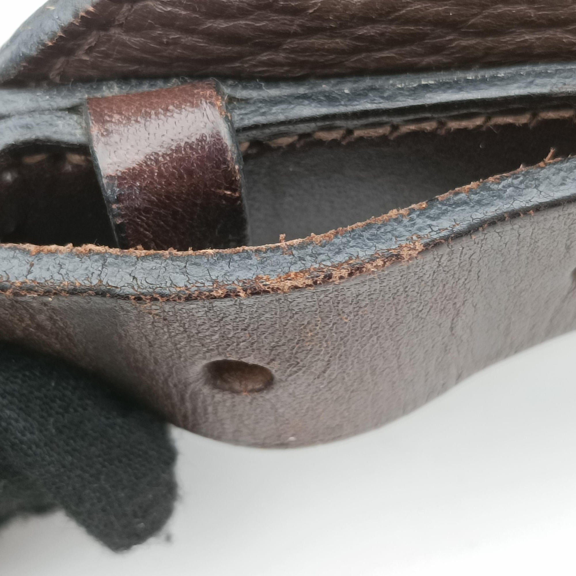 Pre-owned Hermes Marwari  Brown Taurillon Clemence  shoulderbag | stylenewstar