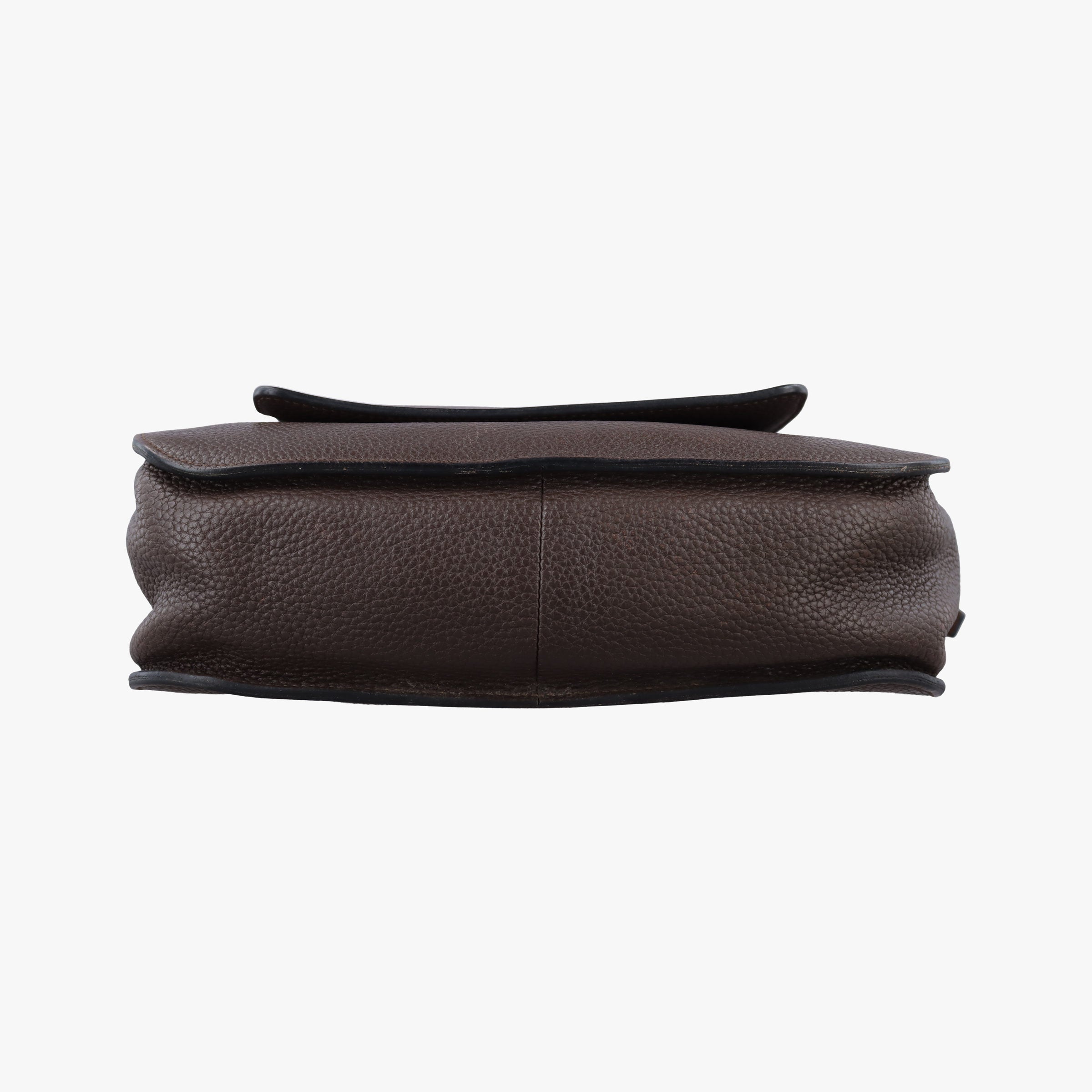 Pre-owned Hermes Marwari  Brown Taurillon Clemence  shoulderbag | stylenewstar