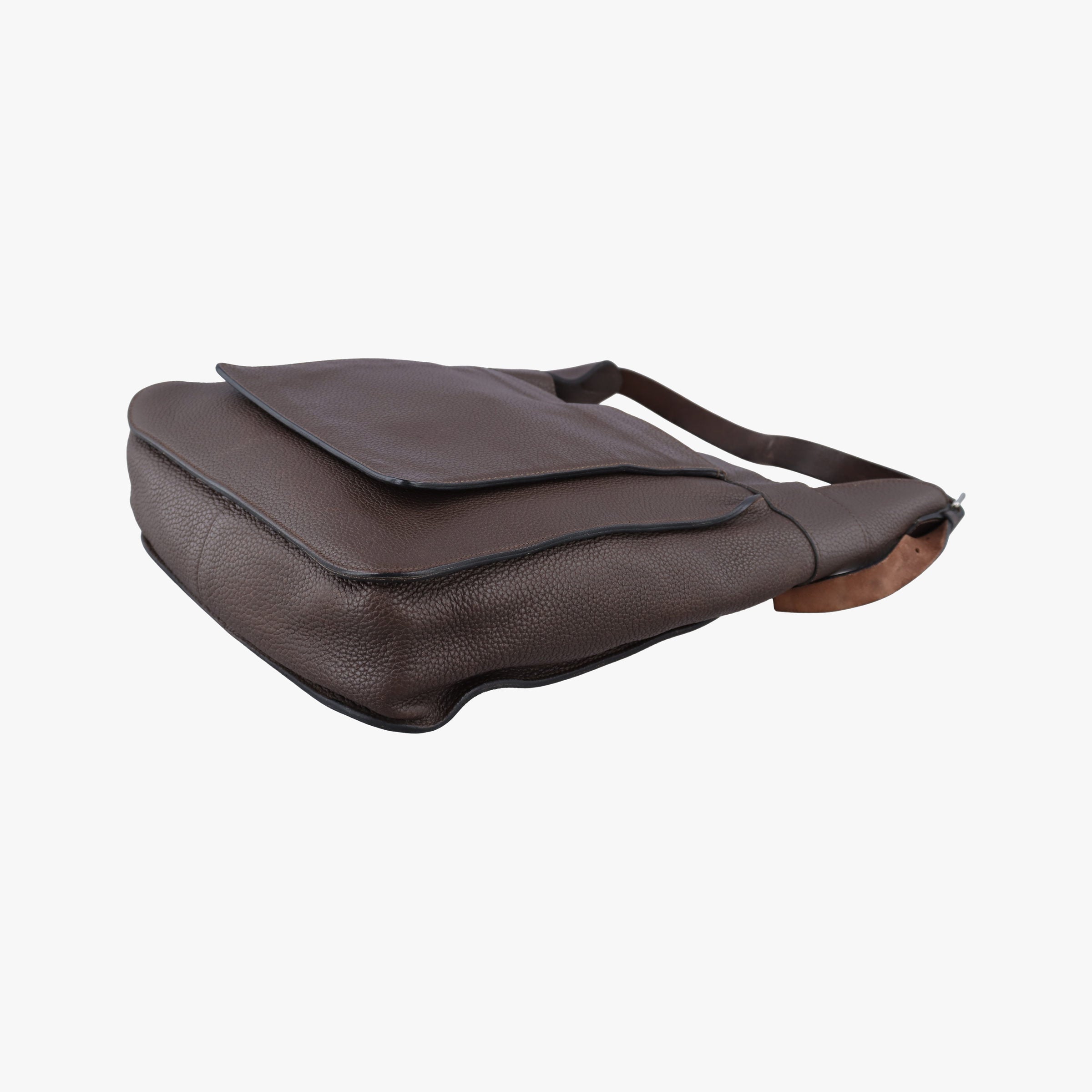 Pre-owned Hermes Marwari  Brown Taurillon Clemence  shoulderbag | stylenewstar