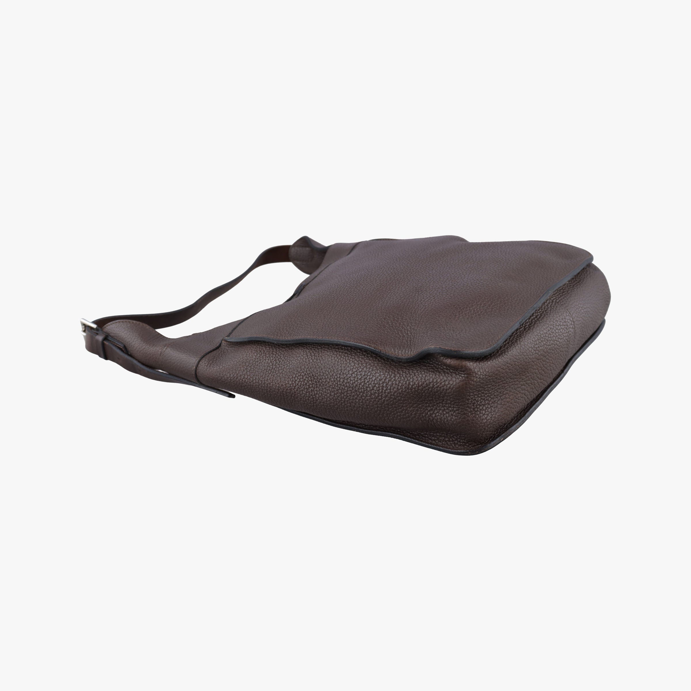 Pre-owned Hermes Marwari  Brown Taurillon Clemence  shoulderbag | stylenewstar