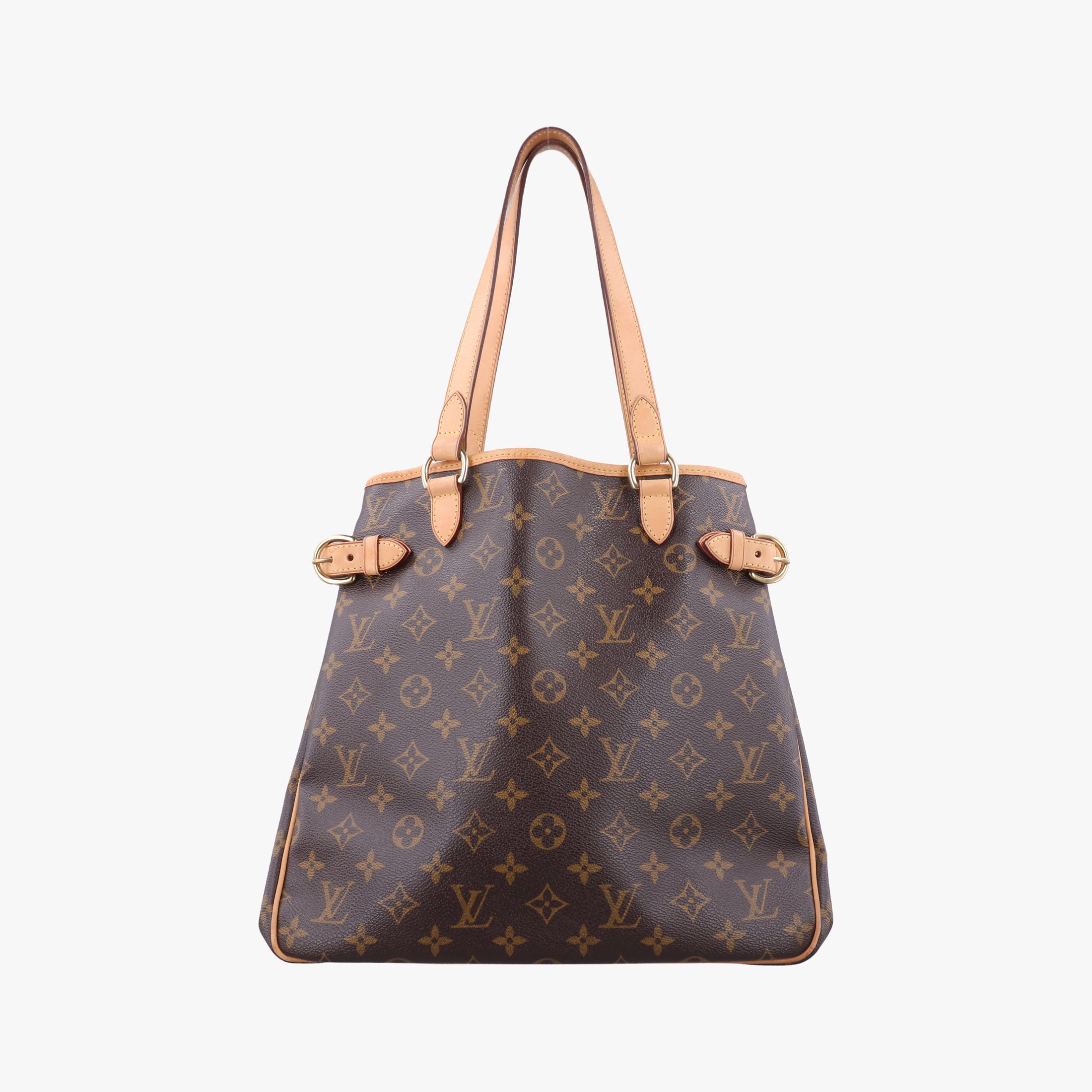 Pre-owned Louis Vuitton Batignolles Vertical Brown Monogram Canvas M51153 shoulderbag | stylenewstar