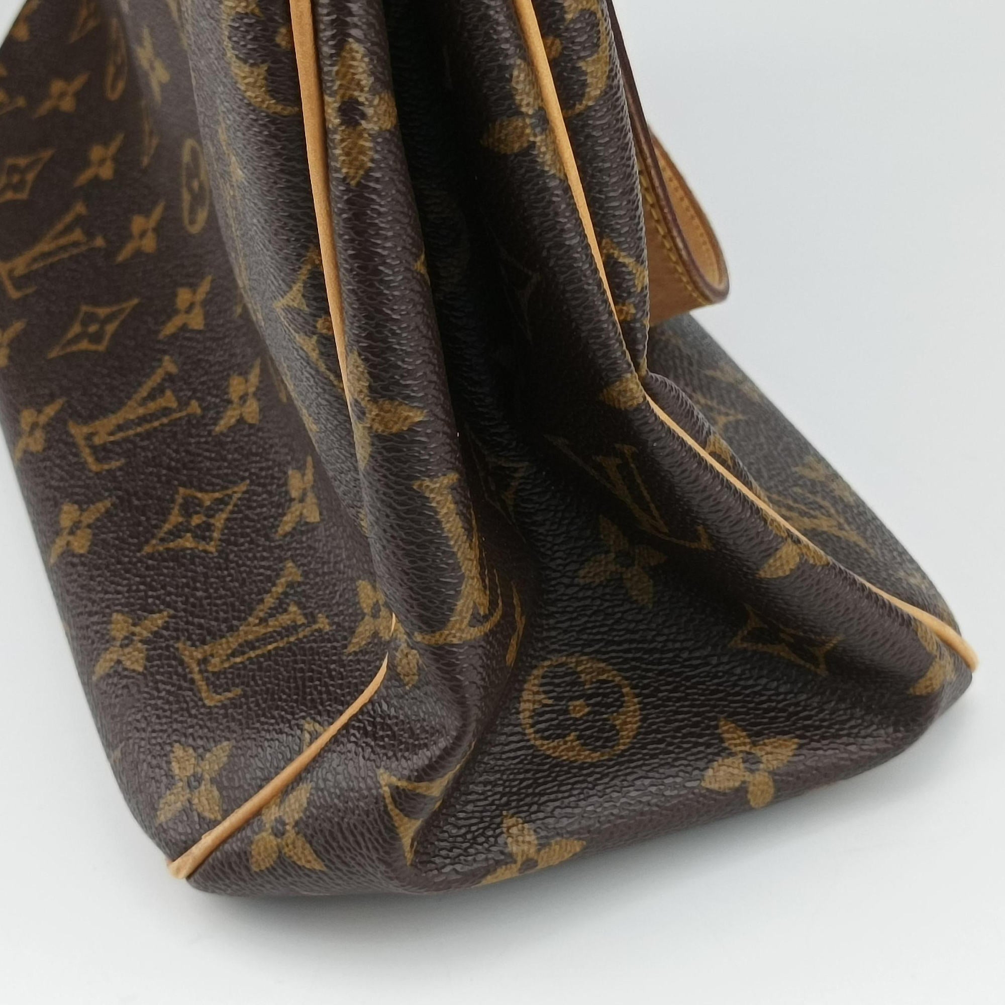 Pre-owned Louis Vuitton Batignolles Vertical Brown Monogram Canvas M51153 shoulderbag | stylenewstar