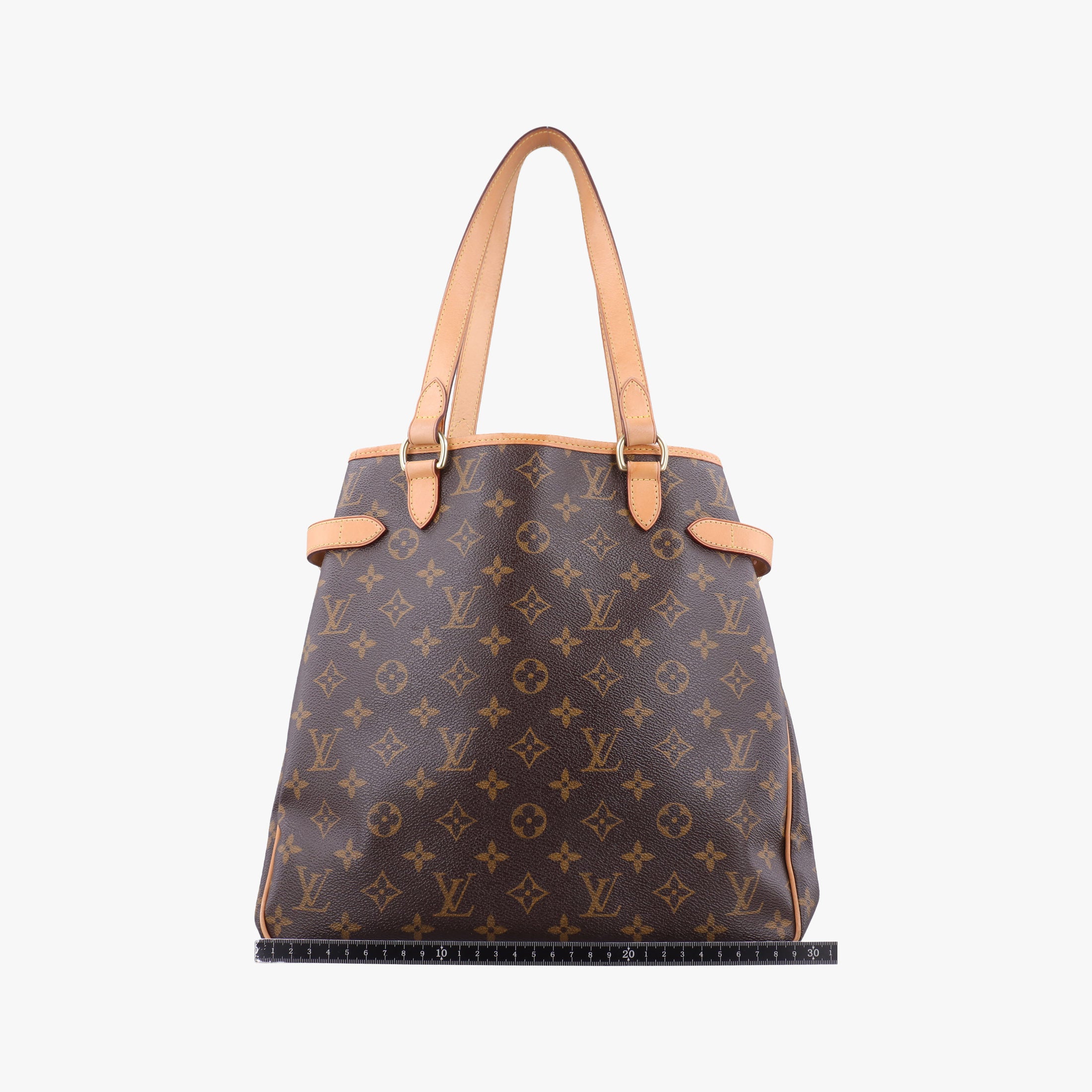 Pre-owned Louis Vuitton Batignolles Vertical Brown Monogram Canvas M51153 shoulderbag | stylenewstar