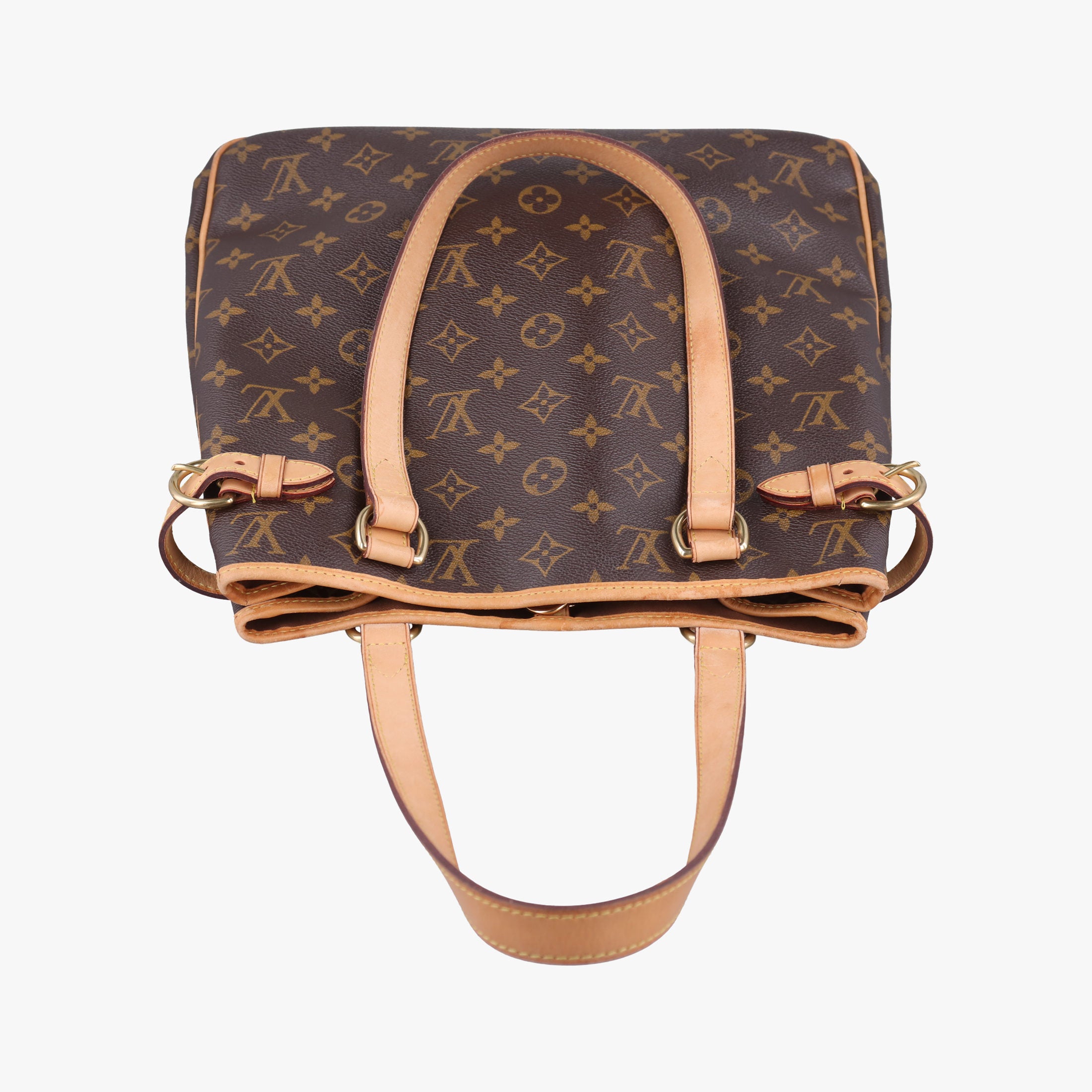 Pre-owned Louis Vuitton Batignolles Vertical Brown Monogram Canvas M51153 shoulderbag | stylenewstar