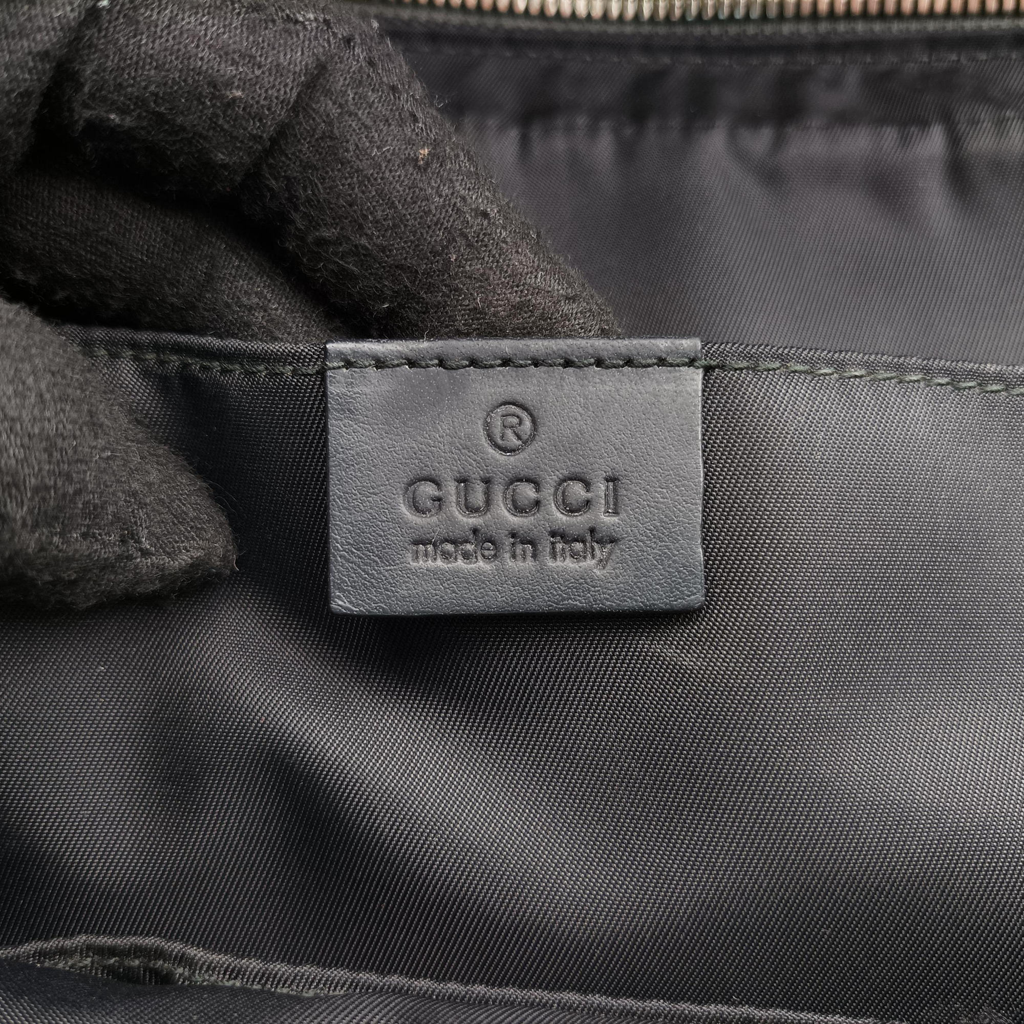 Vintage Gucci Guccissima Briefcase Business Black Leather 328937 handbag | stylenewstar