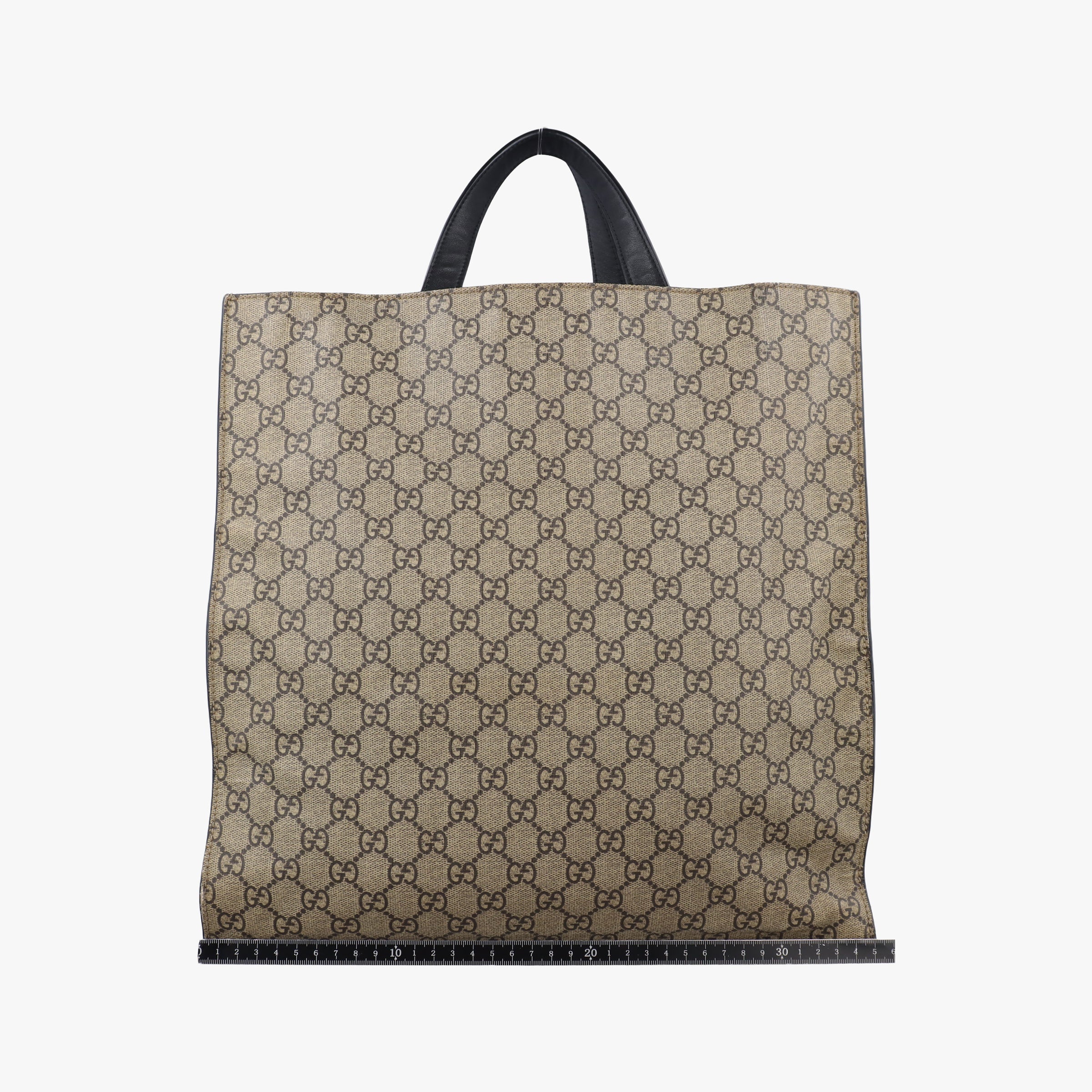 Pre-owned Gucci GG Supreme Tiger Brown PVC coated canvas 450950 handbag | stylenewstar