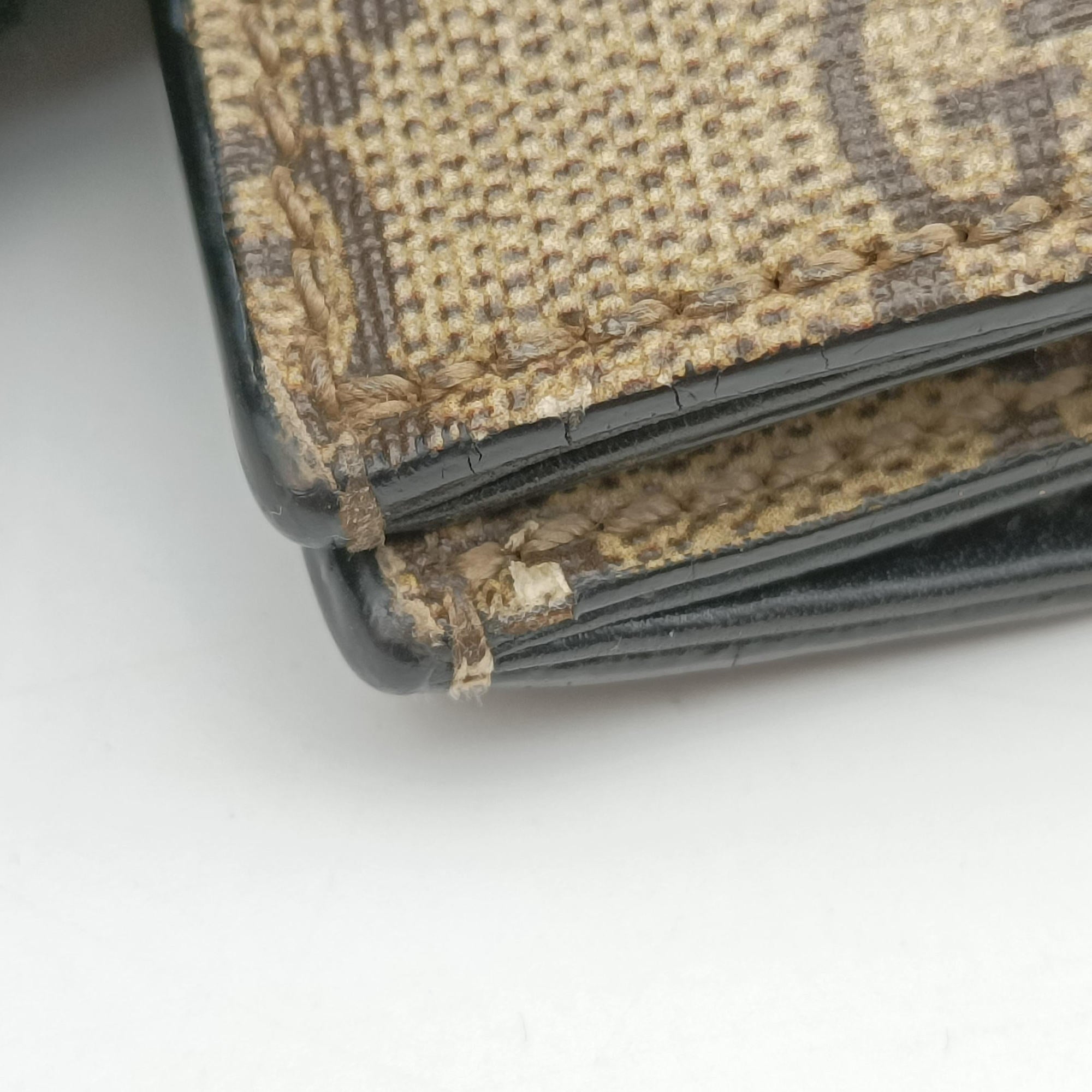 Pre-owned Gucci GG Supreme Tiger Brown PVC coated canvas 450950 handbag | stylenewstar