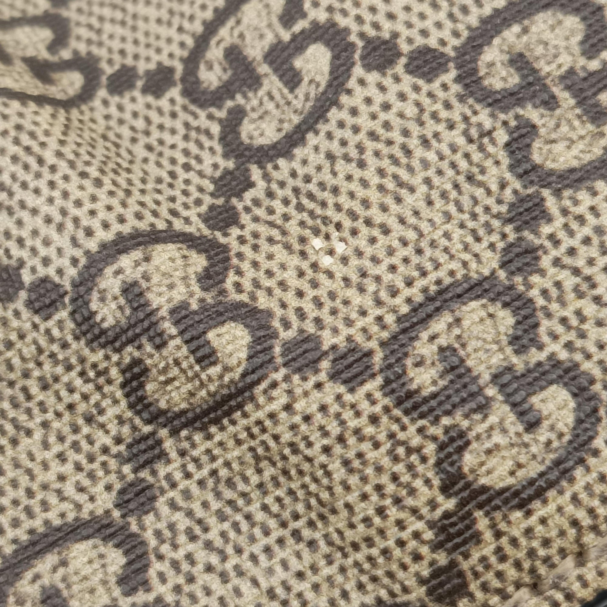 Pre-owned Gucci GG Supreme Tiger Brown PVC coated canvas 450950 handbag | stylenewstar
