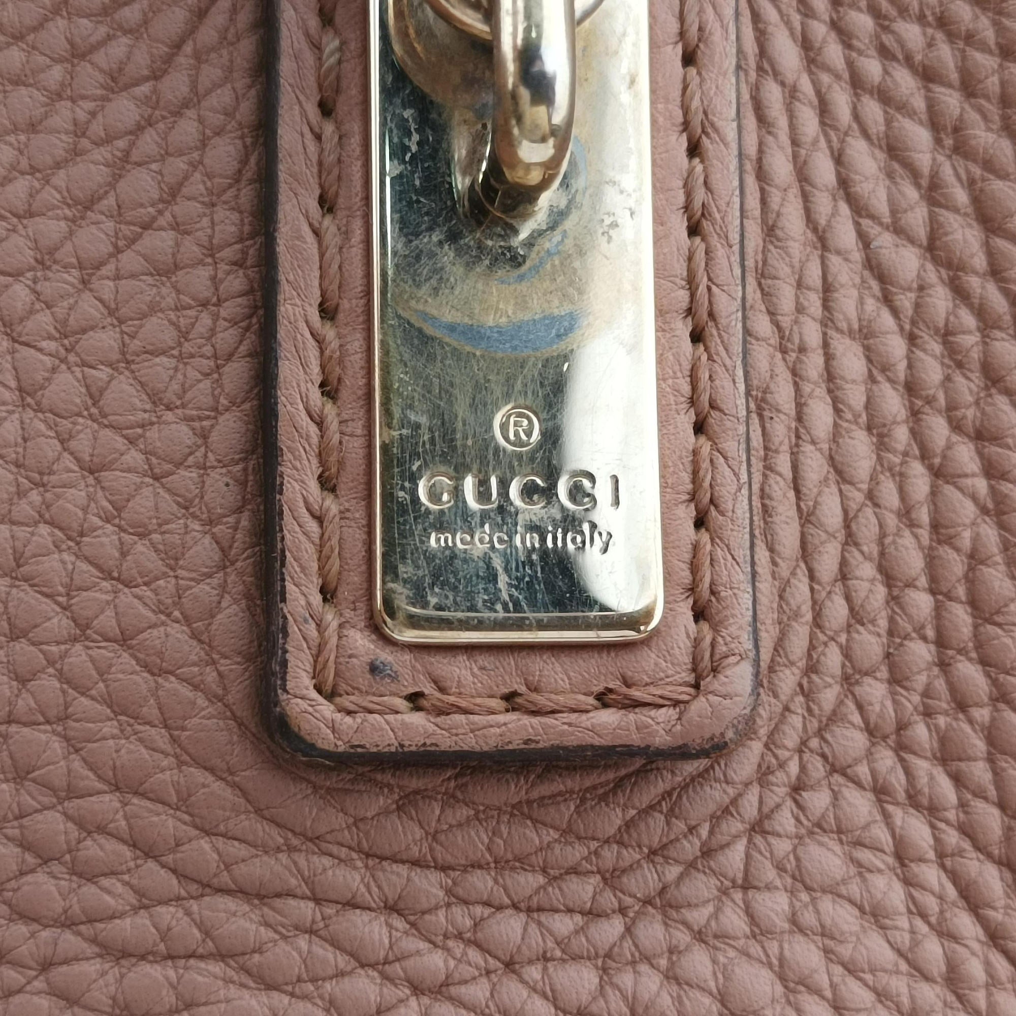 Pre-owned Gucci Bella Bamboo Tassel fringe Pink Leather 269945 handbag | stylenewstar