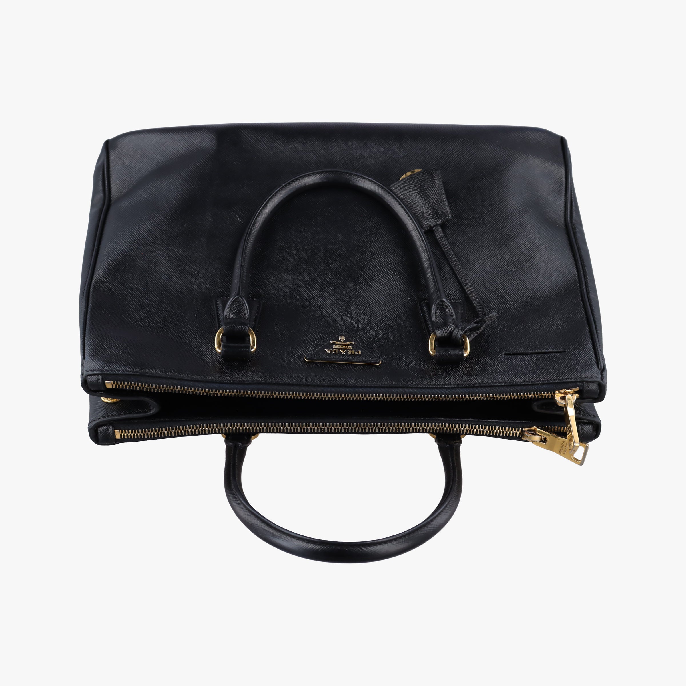 Vintage Prada Galleria Black SAFFIANO Leather BN2274 handbag | stylenewstar