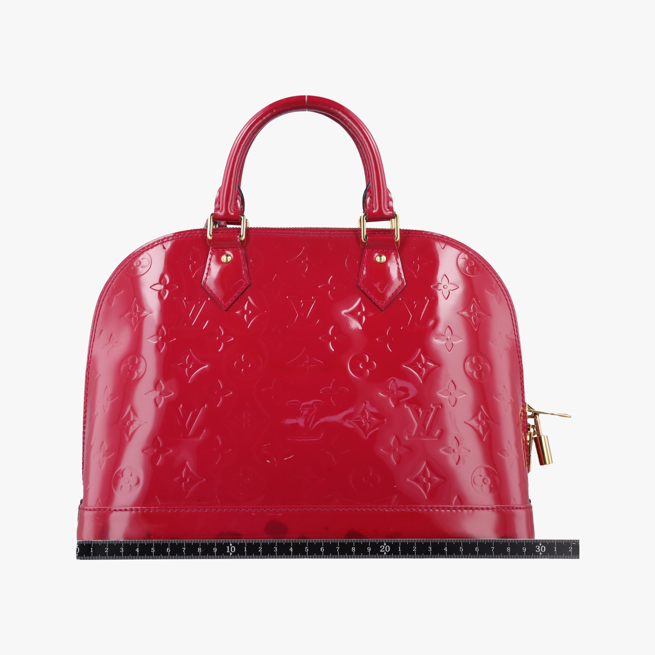 Vintage Louis Vuitton Alma PM pomme d'amour Vernis M90096 handbag | stylenewstar