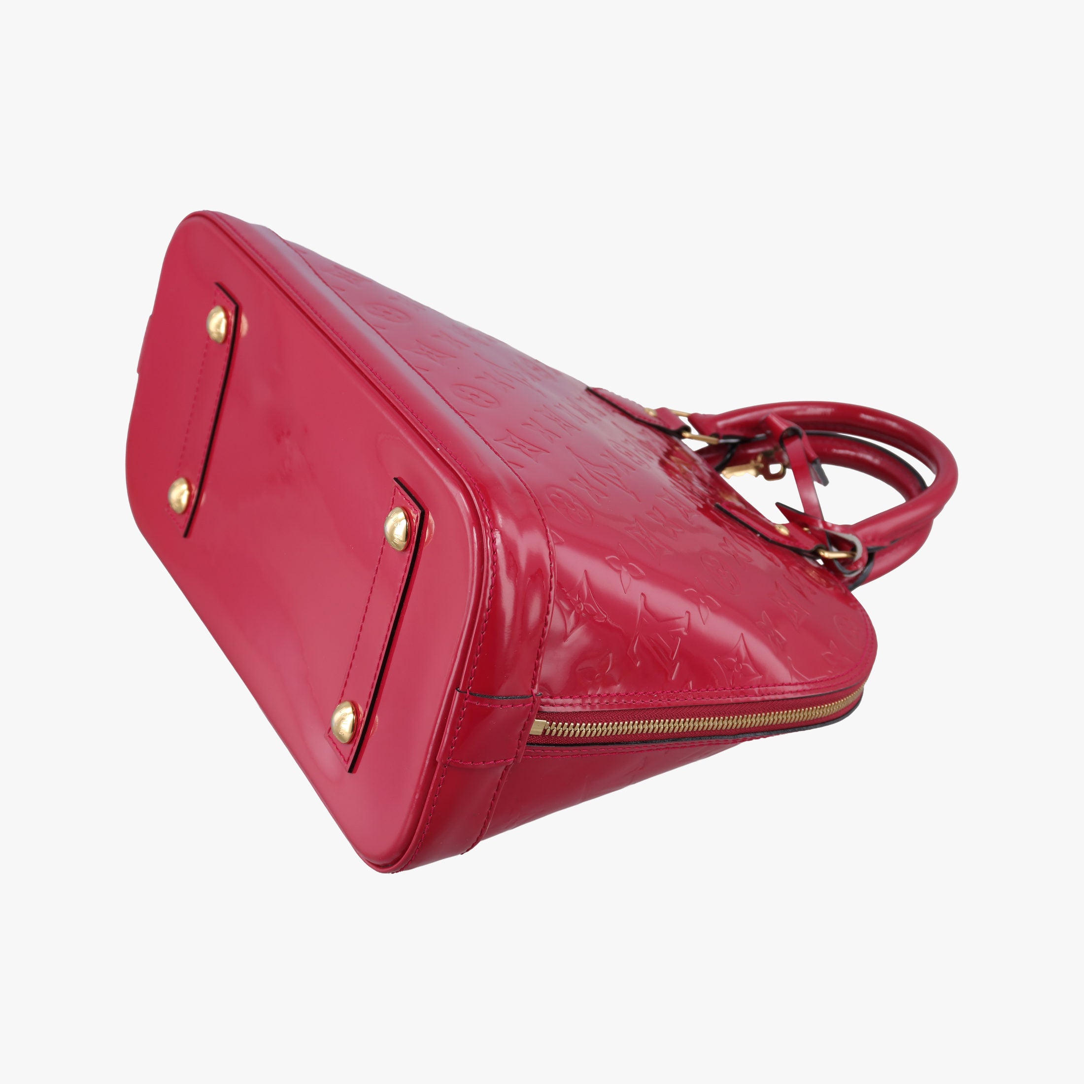 Vintage Louis Vuitton Alma PM pomme d'amour Vernis M90096 handbag | stylenewstar