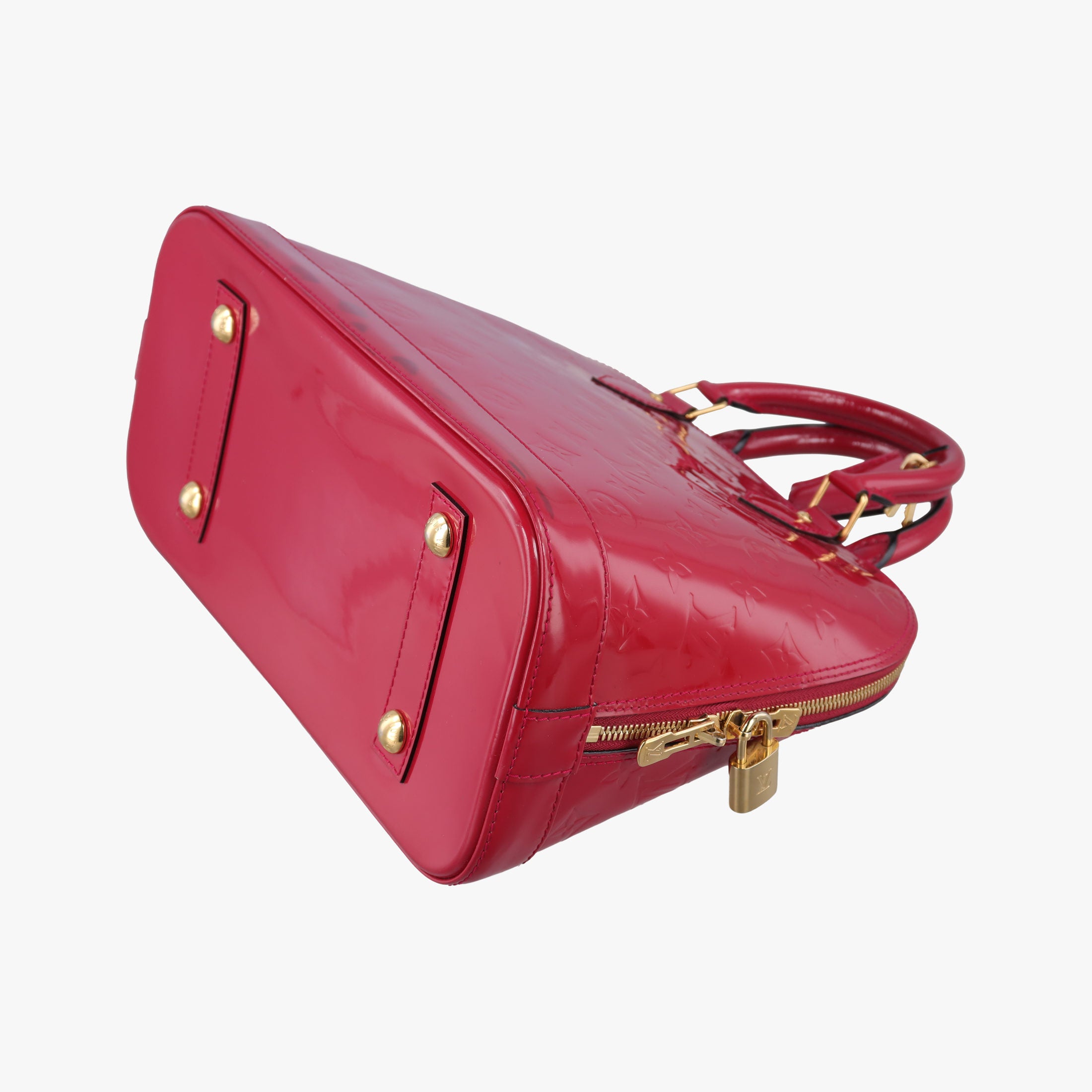 Vintage Louis Vuitton Alma PM pomme d'amour Vernis M90096 handbag | stylenewstar