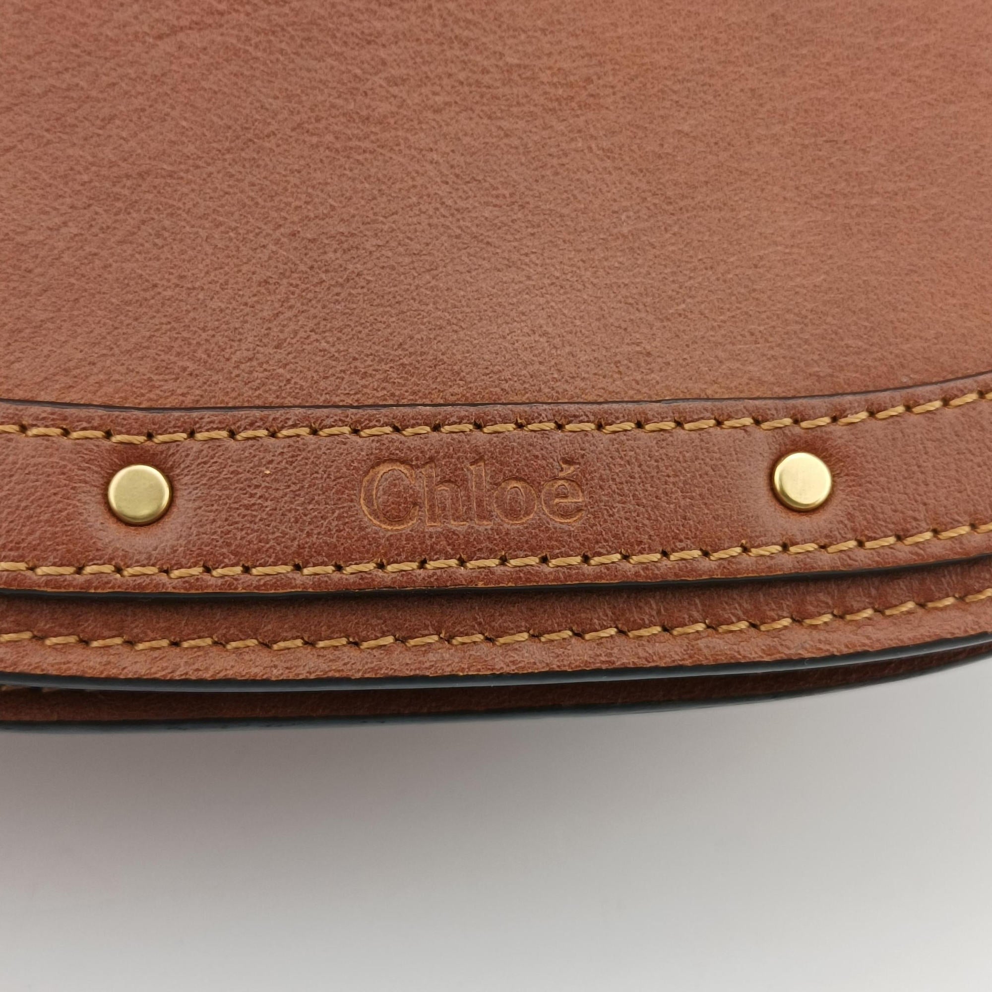 Secondhand Chloe Bracelet Nile Brown Leather  shoulderbag | stylenewstar