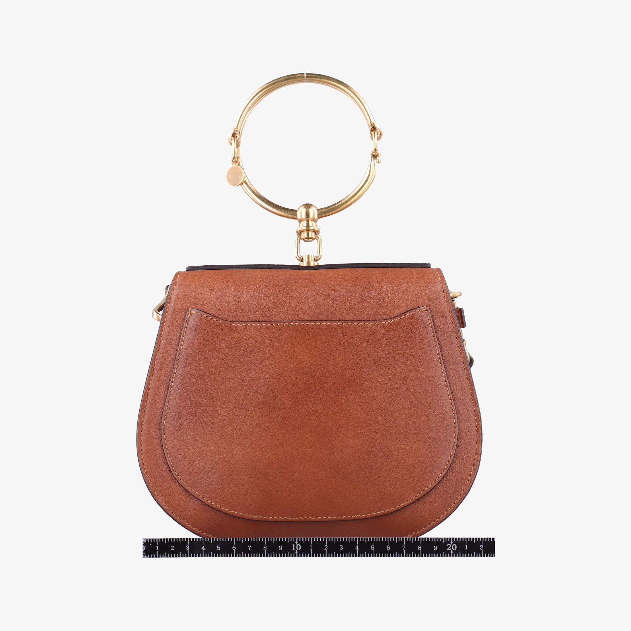 Secondhand Chloe Bracelet Nile Brown Leather  shoulderbag | stylenewstar