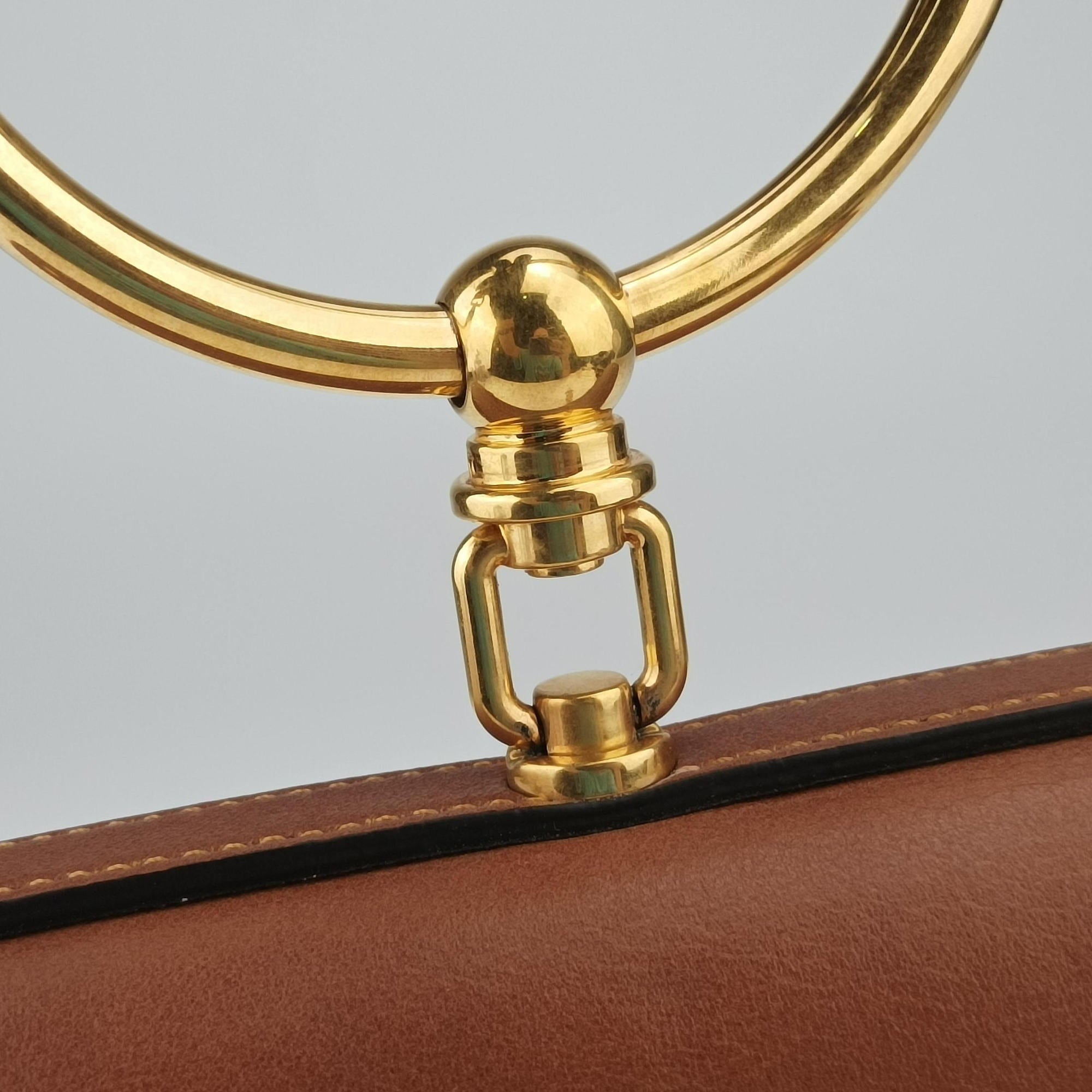Secondhand Chloe Bracelet Nile Brown Leather  shoulderbag | stylenewstar