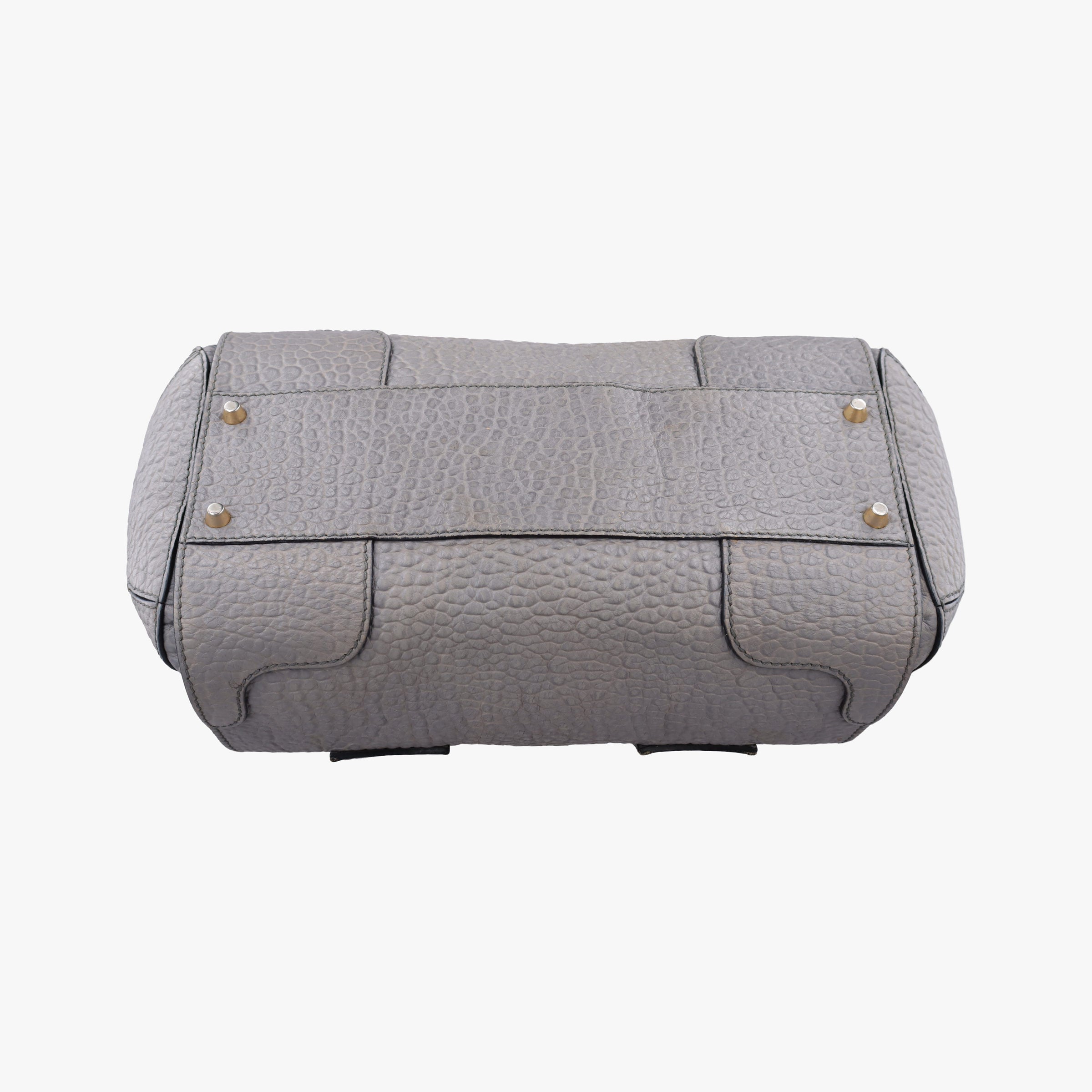 Vintage Burberry Clifton Grey Leather  shoulderbag | stylenewstar