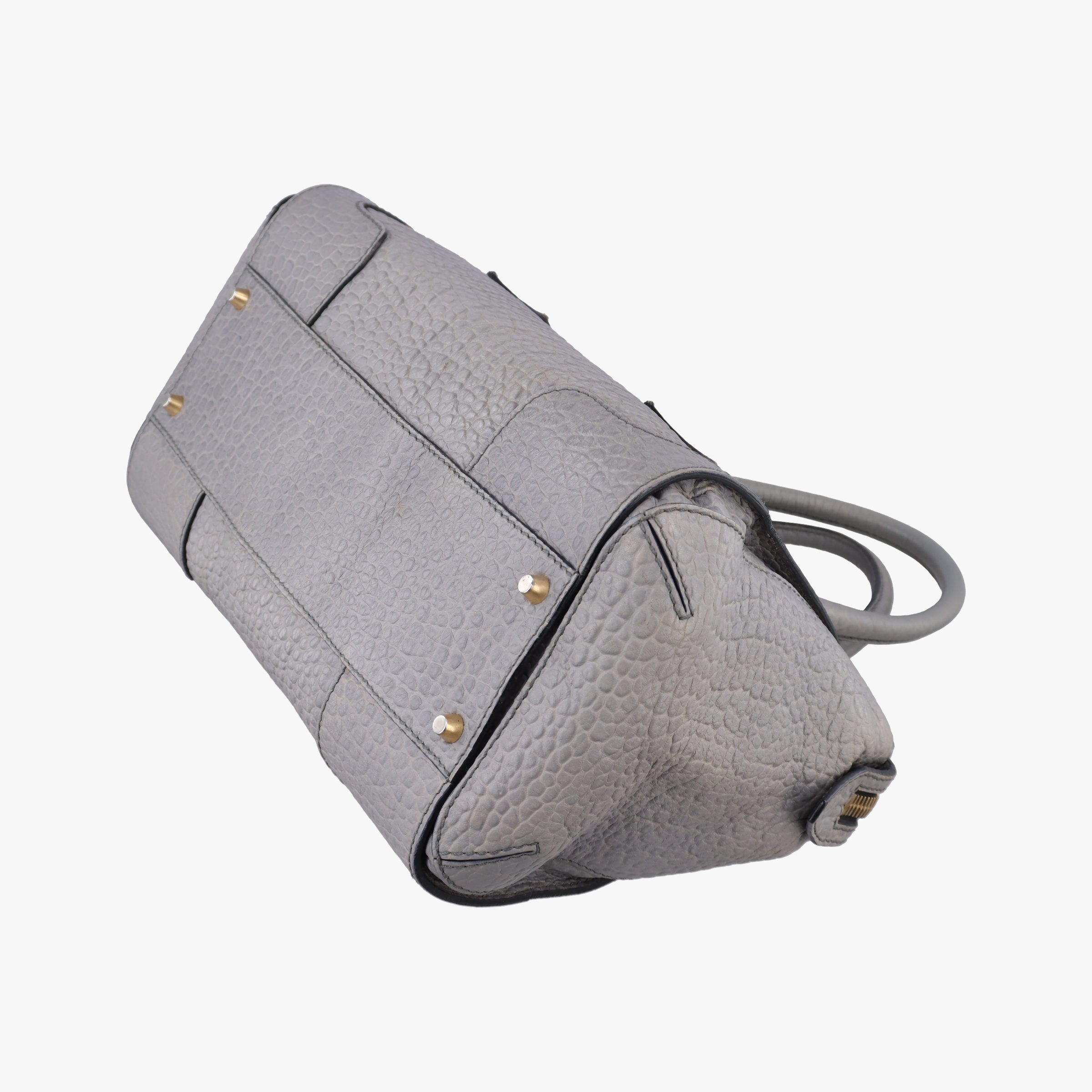 Vintage Burberry Clifton Grey Leather  shoulderbag | stylenewstar