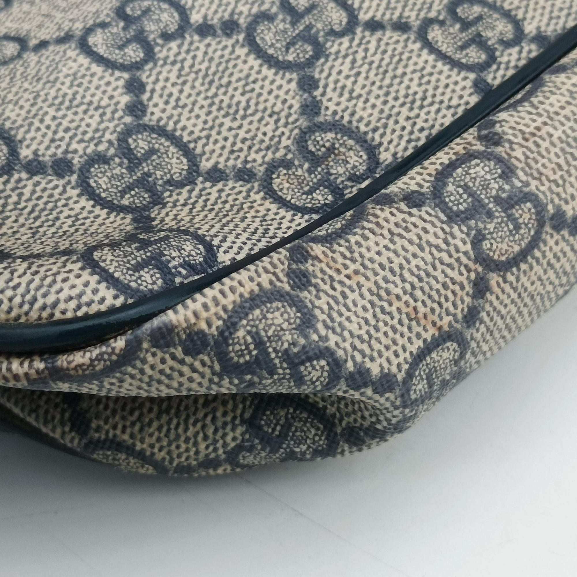 Vintage Gucci Diamante Beige×Black PVC coated canvas 208463 handbag | stylenewstar