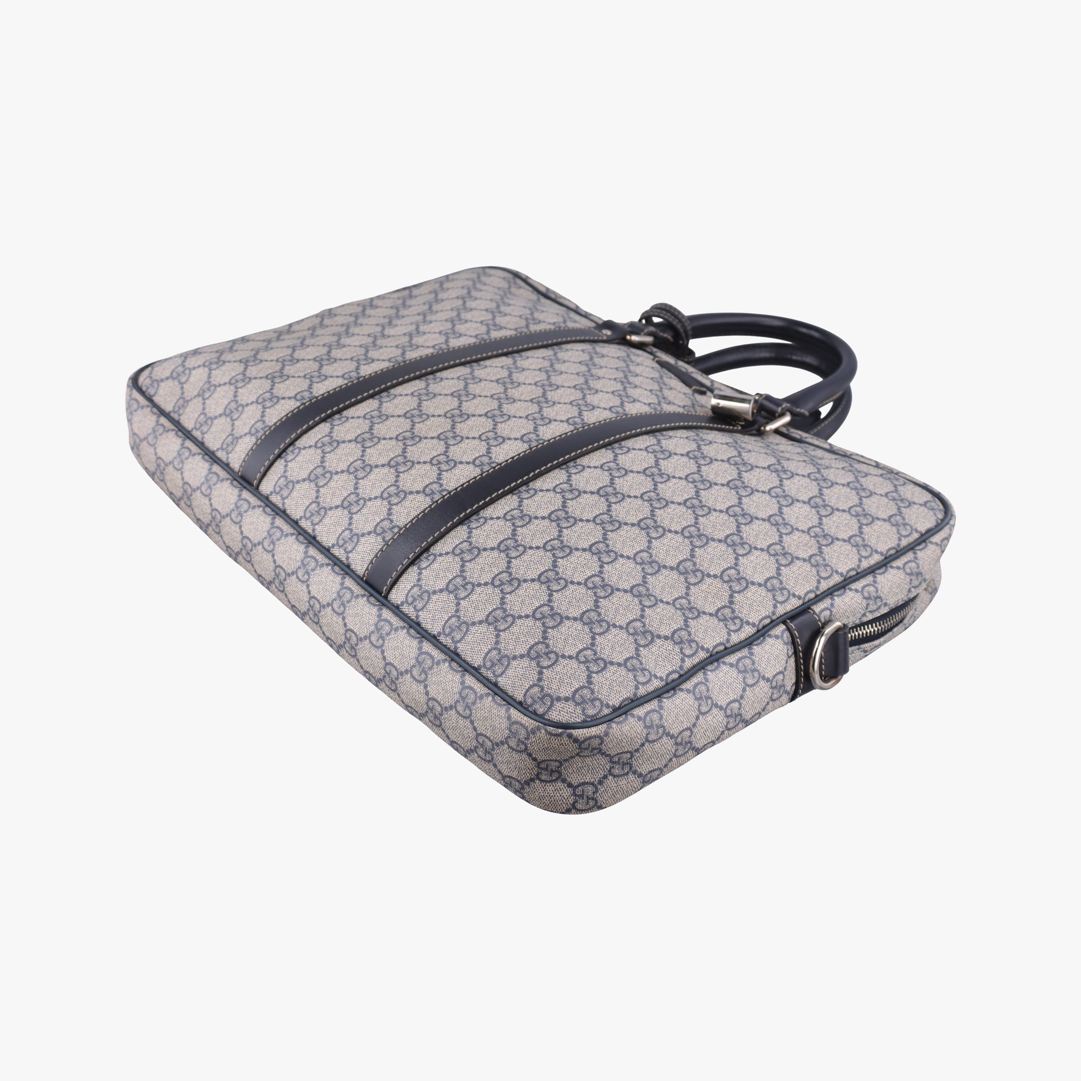 Vintage Gucci Diamante Beige×Black PVC coated canvas 208463 handbag | stylenewstar