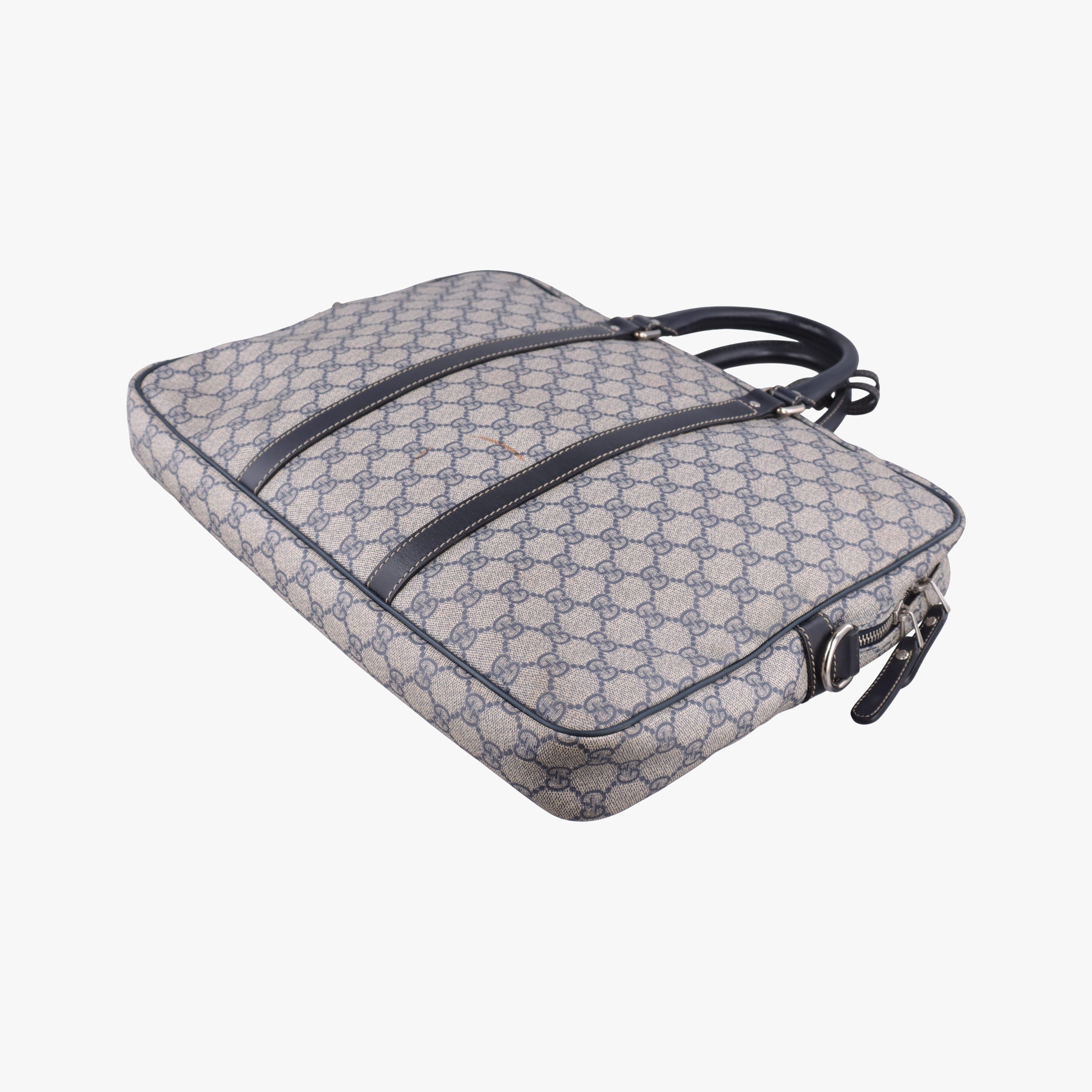 Vintage Gucci Diamante Beige×Black PVC coated canvas 208463 handbag | stylenewstar