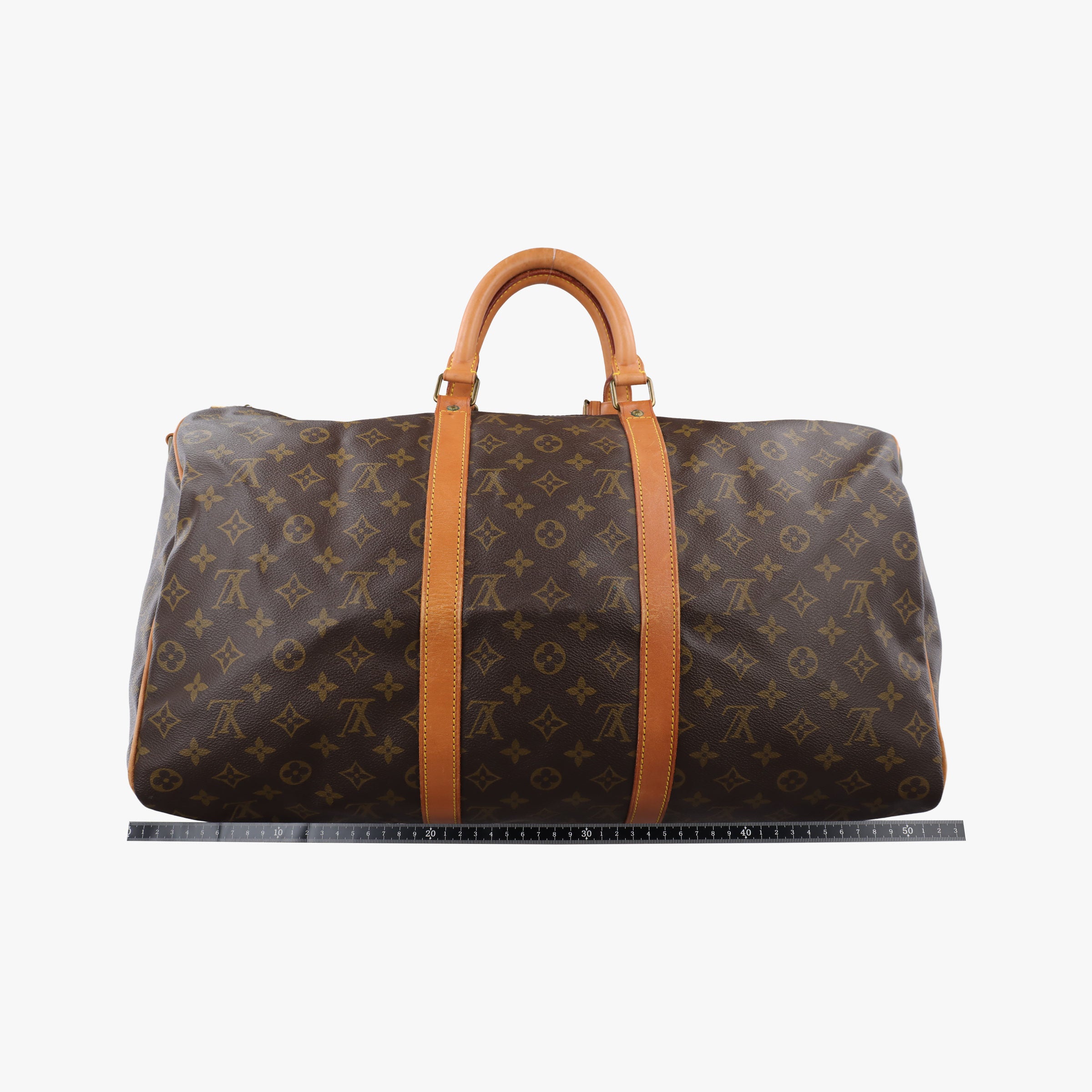 Pre-owned Louis Vuitton keepall 50 Brown Monogram canvas M41416 shoulderbag | stylenewstar