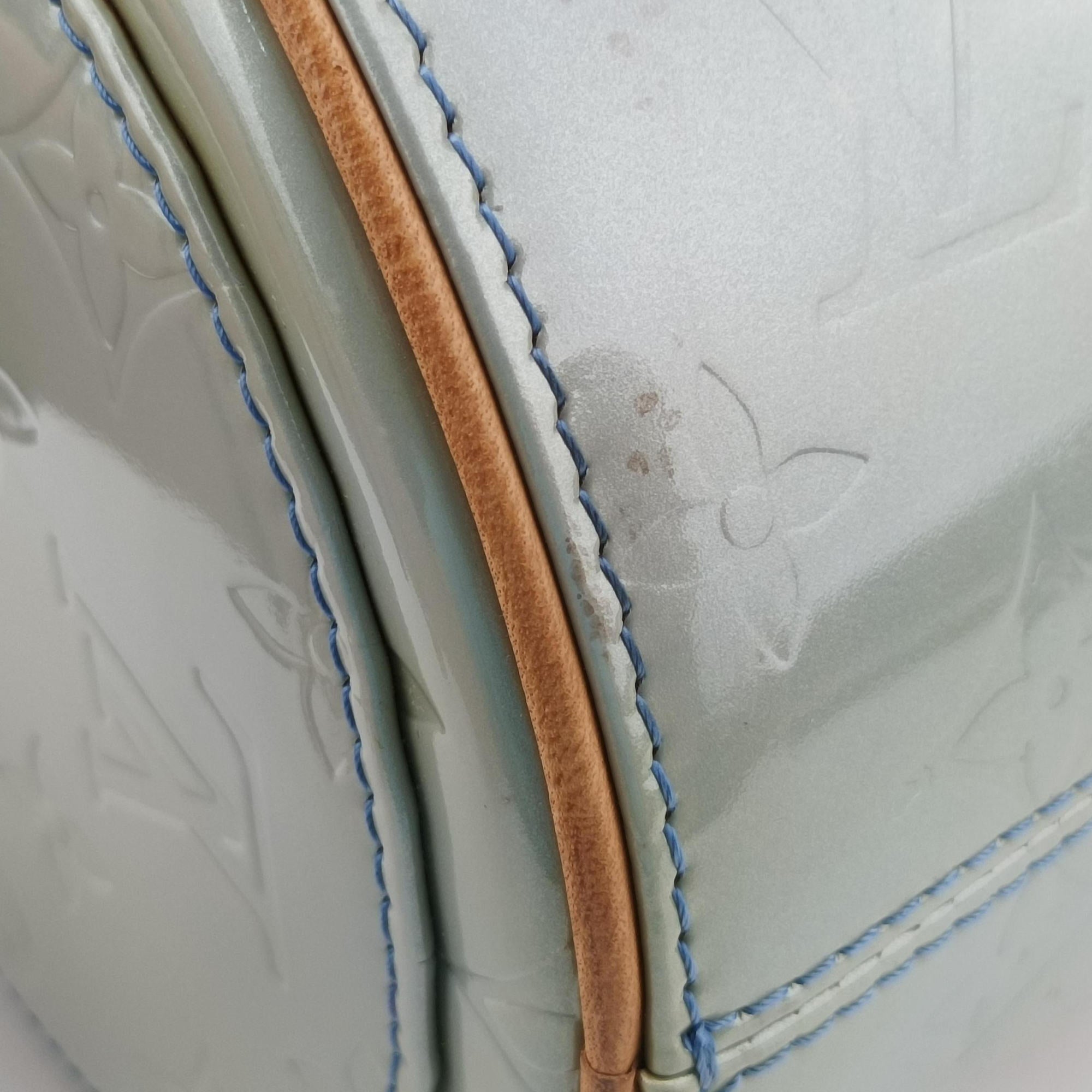 Pre-owned Louis Vuitton Bedford Blue Vernis M91233 handbag | stylenewstar