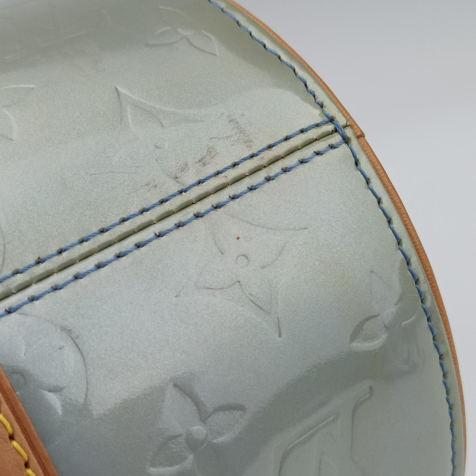 Pre-owned Louis Vuitton Bedford Blue Vernis M91233 handbag | stylenewstar