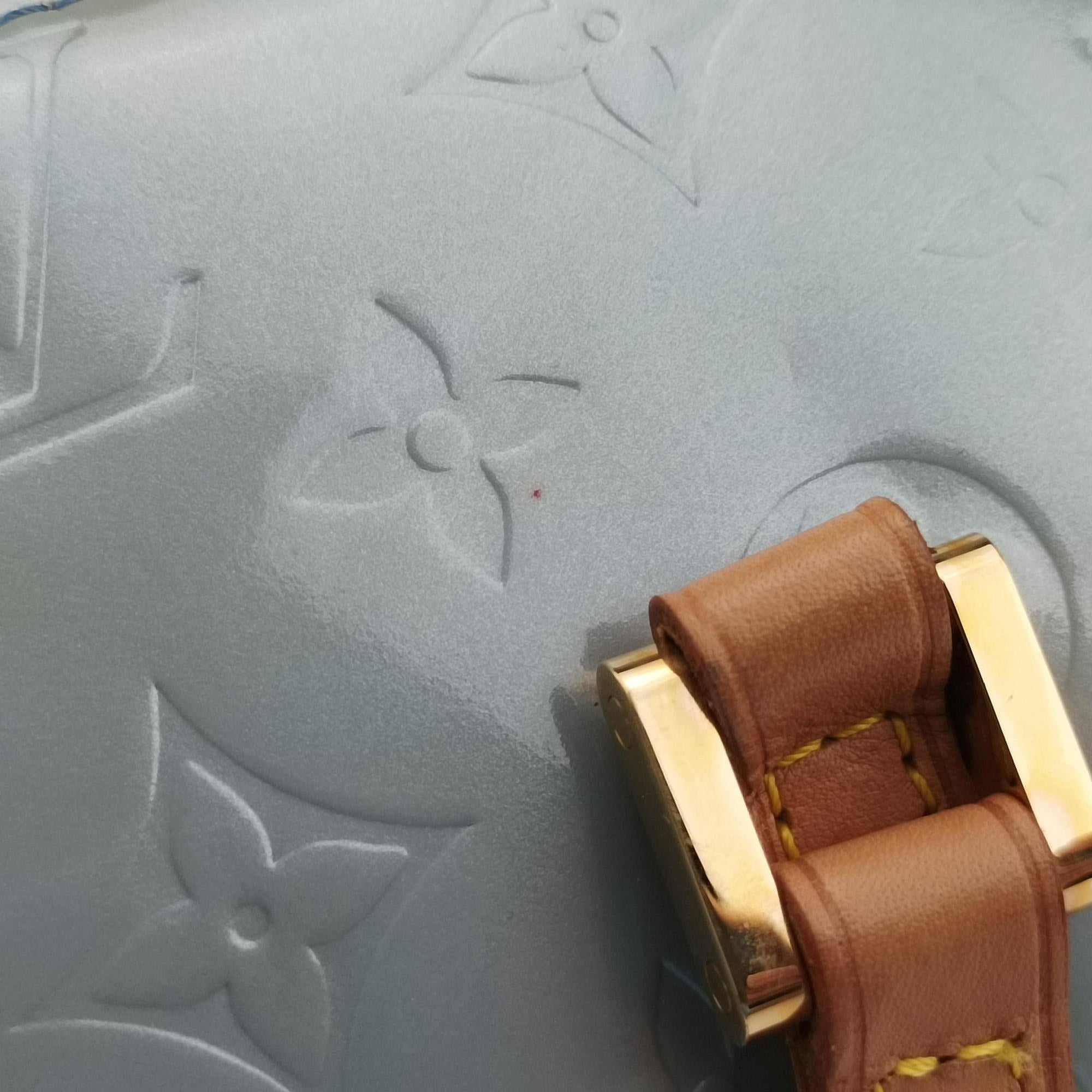 Pre-owned Louis Vuitton Bedford Blue Vernis M91233 handbag | stylenewstar