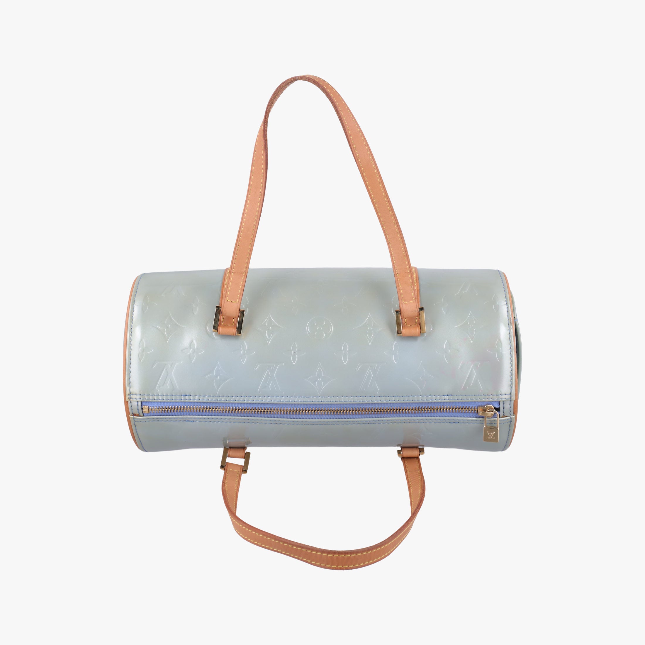 Pre-owned Louis Vuitton Bedford Blue Vernis M91233 handbag | stylenewstar